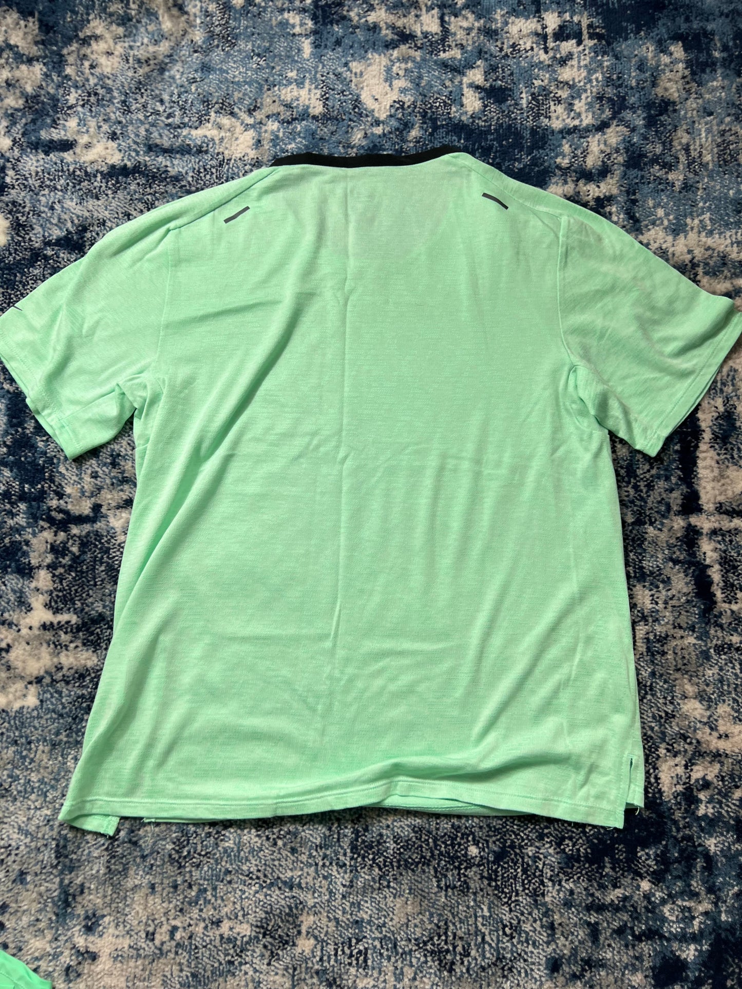 Nike Running Division TechKnit Miler T-Shirt & Challenger Shorts Set Mint Green in Mint Green, men's Mixed Sizes – detail…