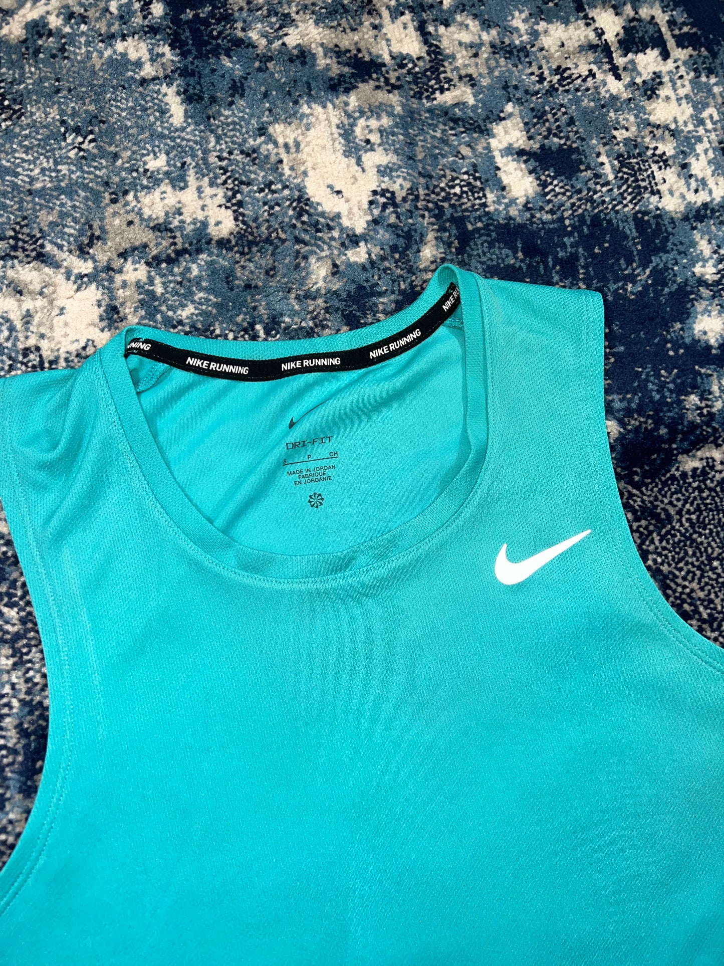 Nike Miler Dri-FIT Running Vest Tank Top Dusty Cactus Turquoise Blue – Dusty Cactus / Turquoise Blue, Men's Small in Dusty…