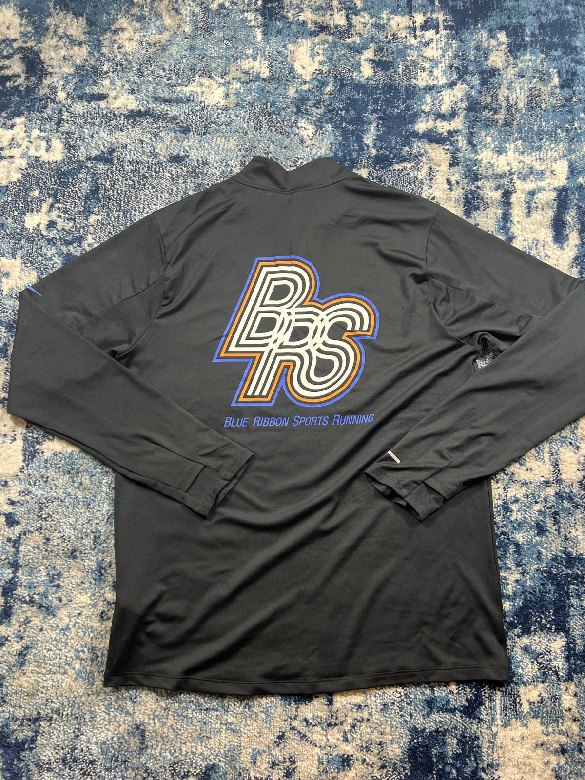 Nike Element BRS Running 1/4 Zip Black Reflective Men’s Medium in Black, men's Medium – detail view