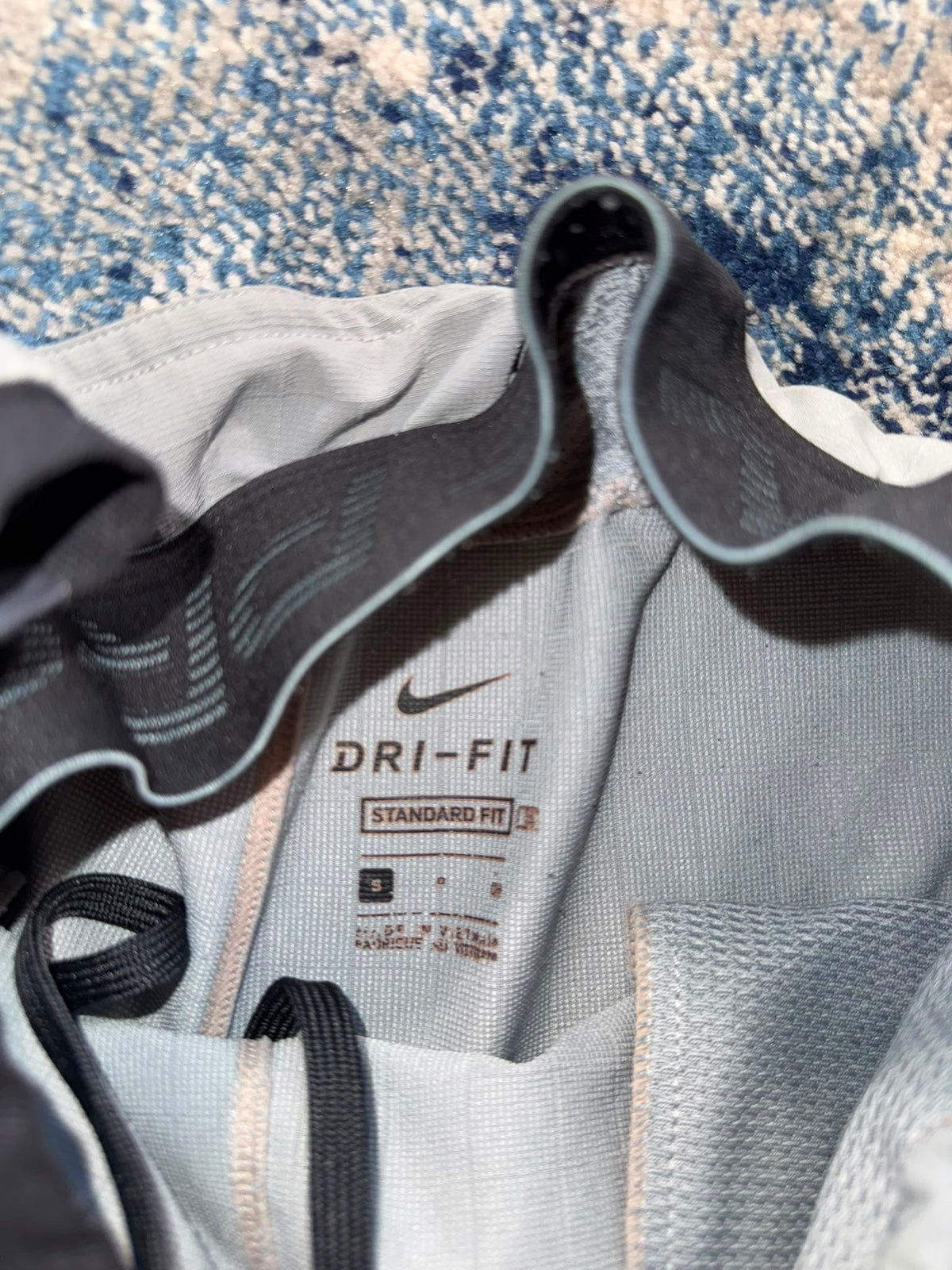 Nike Pro Dri-FIT 7” Shorts Grey Black Men’s Small – Grey / Black in Grey / Black, men's Small – detail view