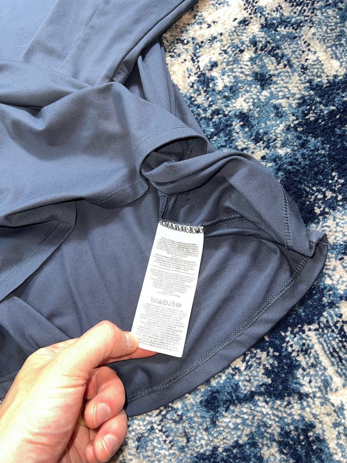 Nike Running Element 1/4 Zip – Navy, Men's XL in Navy, men's XL – detail view