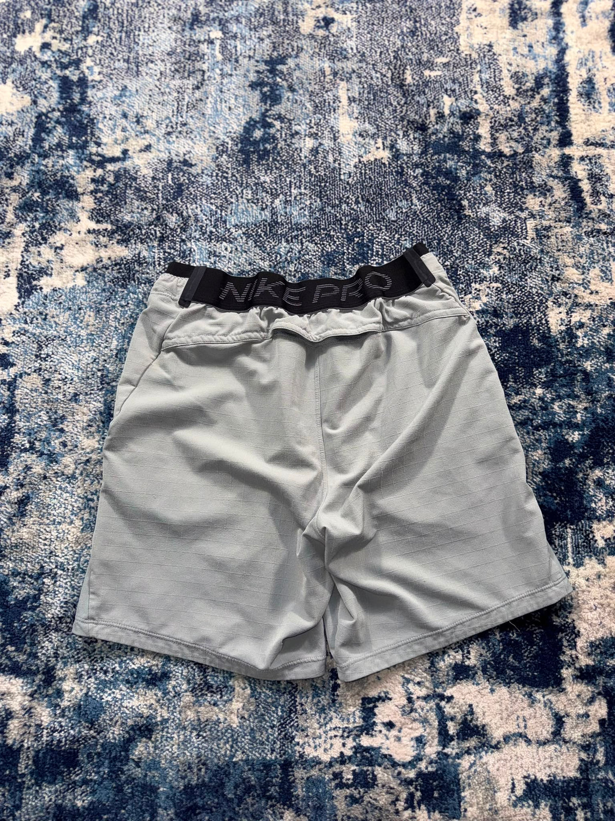 Nike Pro Dri-FIT 7” Shorts Grey Black Men’s Small – Grey / Black in Grey / Black, men's Small – detail view