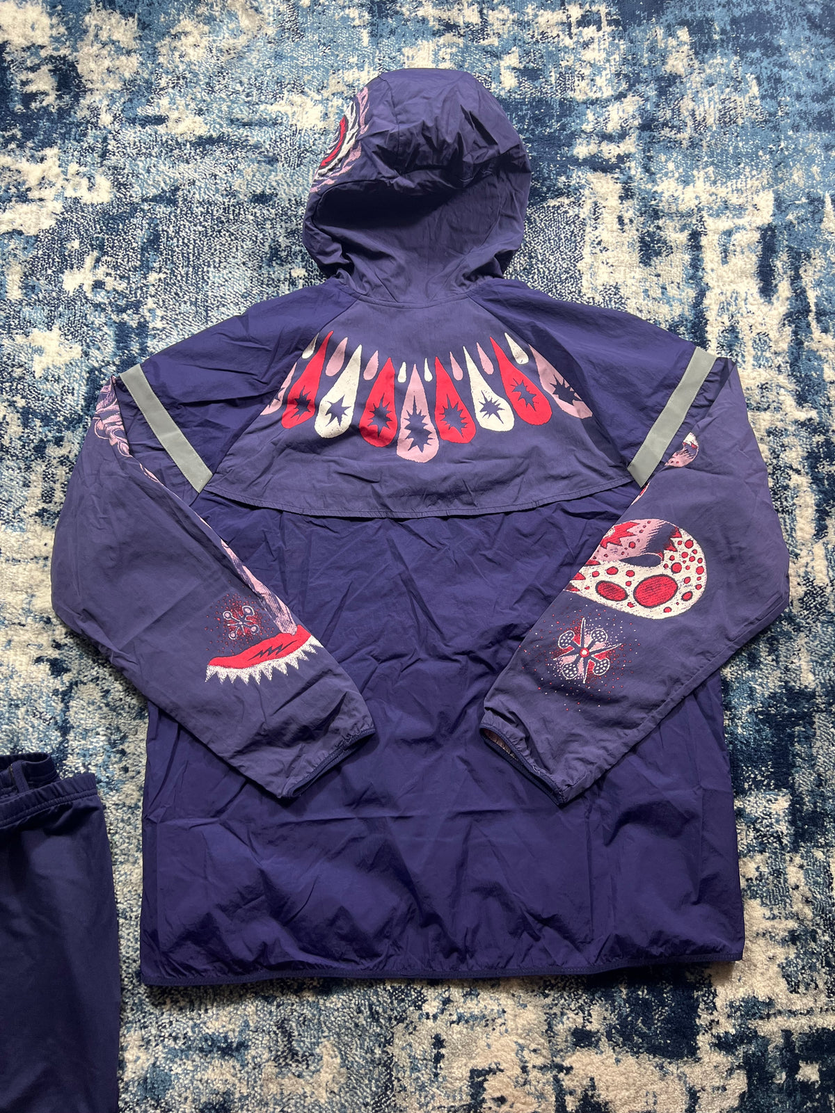 Nike Wild Run Purple Dragon Windrunner & Dri-FIT Bottoms Tracksuit Set – Purple / Multicolour in Purple / Multicolour…