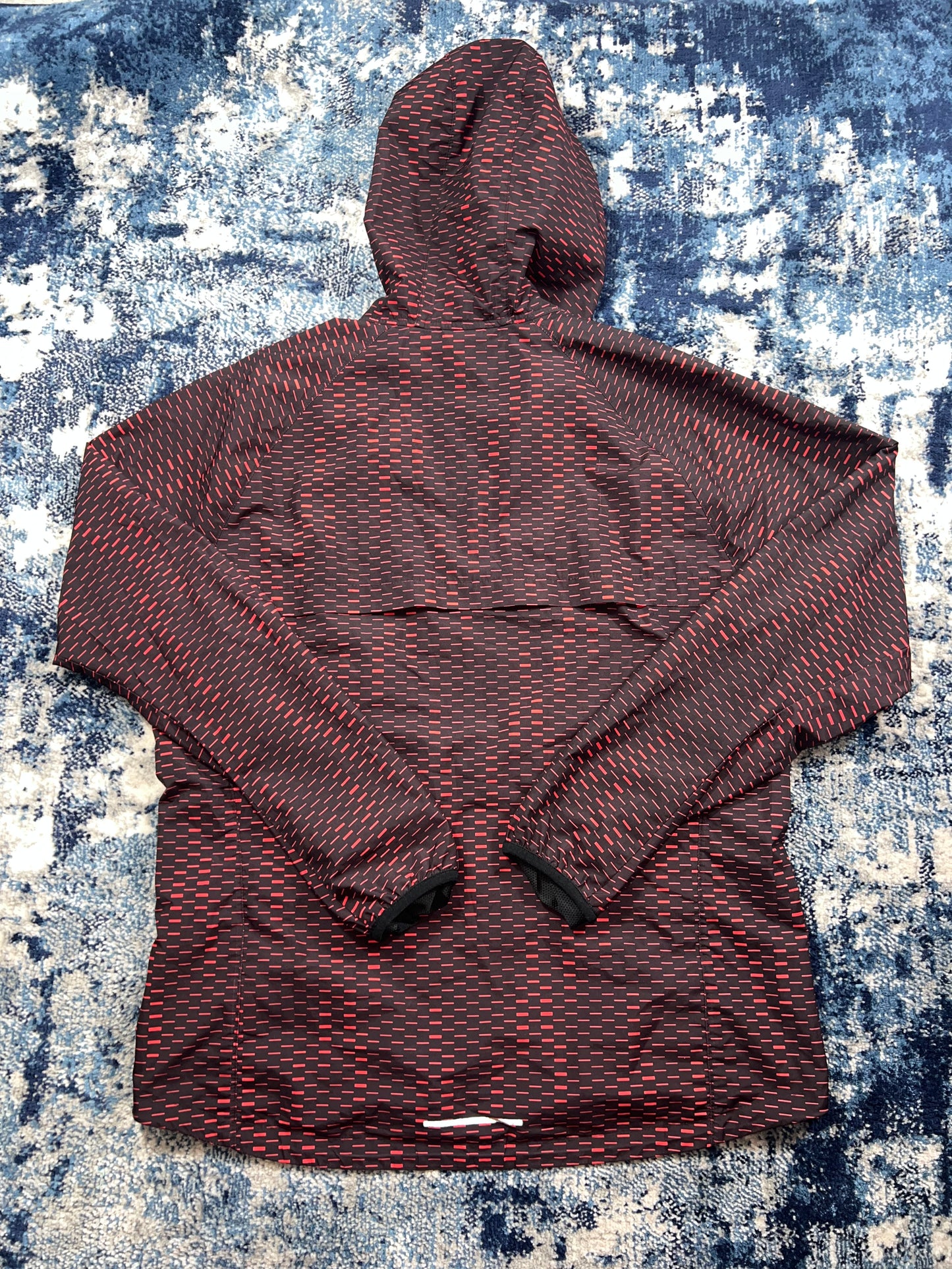 Nike Racer Fuse Digital Dash Windrunner Jacket Red Black Men’s Large – Red / Black in Red / Black, men's Large – detail view