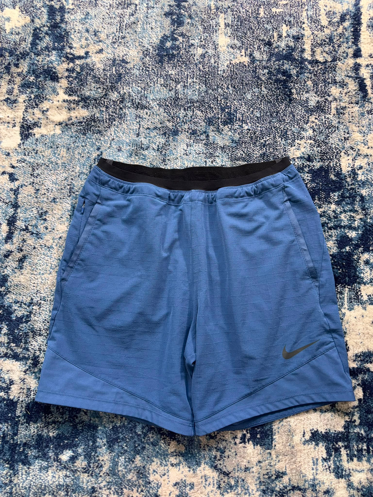 Nike Pro Dri-FIT 7” Shorts Blue Men’s Medium in Blue, men's Medium – detail view