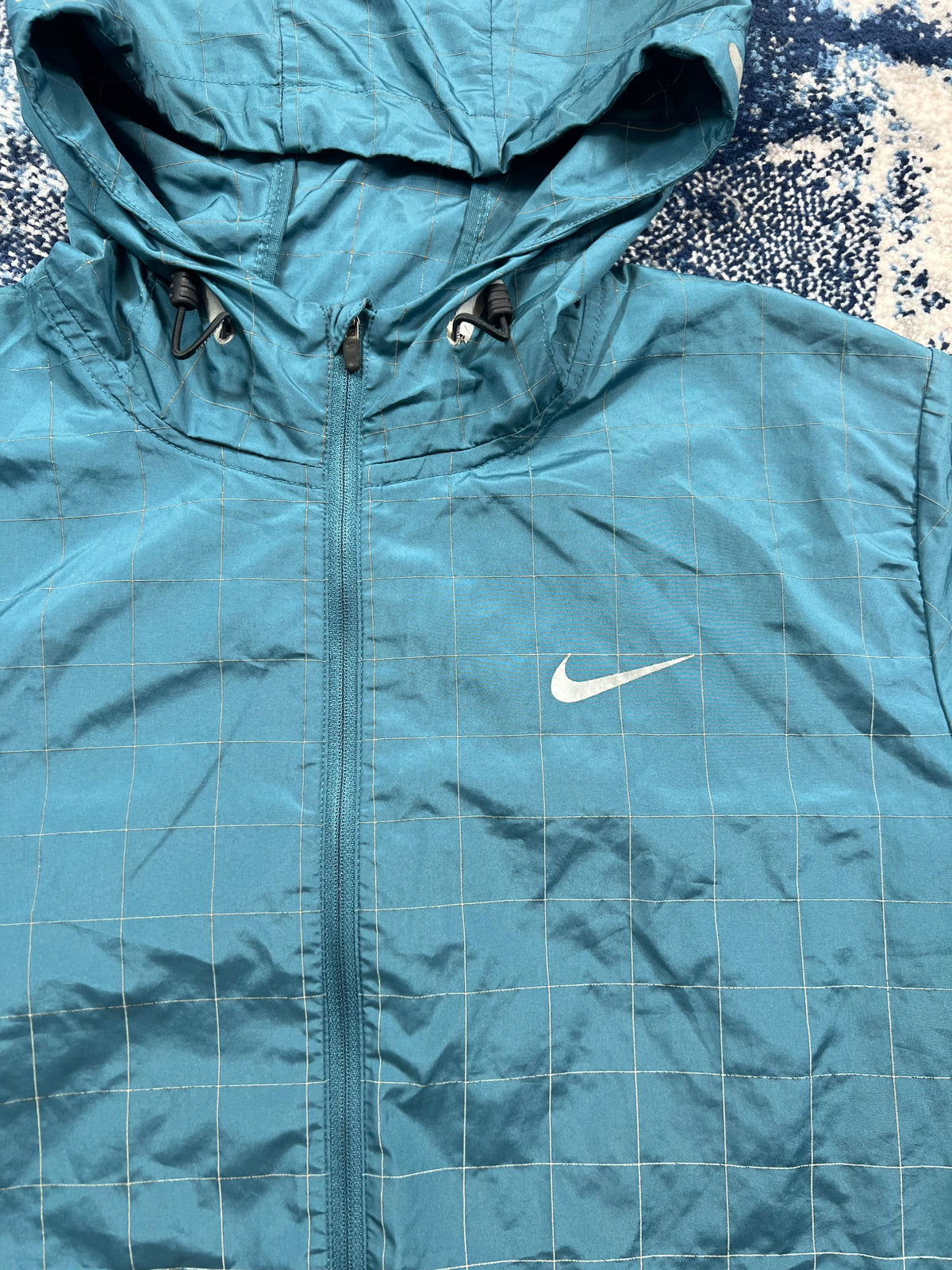 Nike Flash 3M Reflective Windrunner Jacket Dark Green Men’s Large in Dark Green, men's Mixed Sizes – detail view
