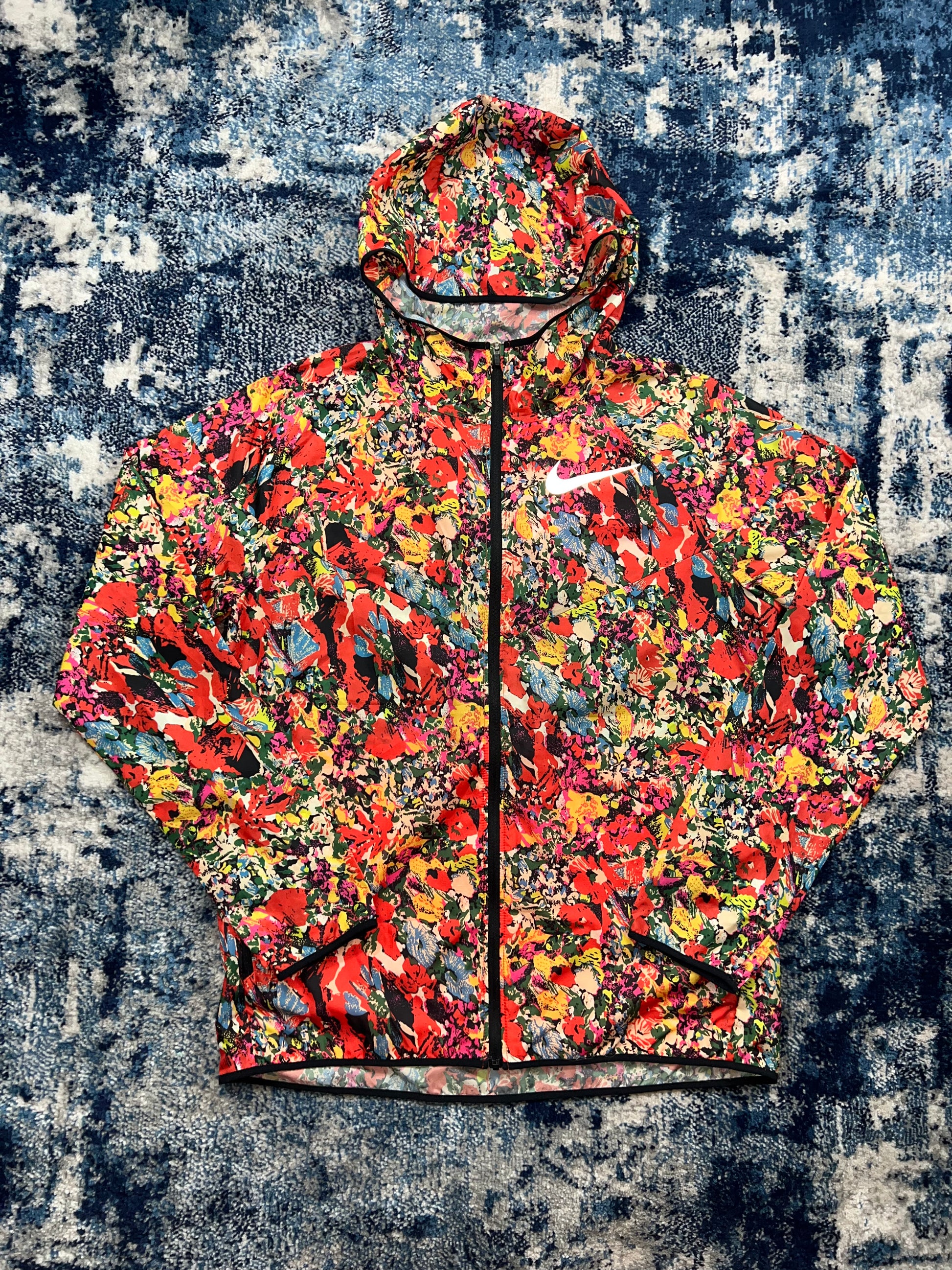 Nike Floral Windrunner Jacket Reflective Men’s XS Rare Limited Edition – Multicolour Floral, Men's Extra Small in…