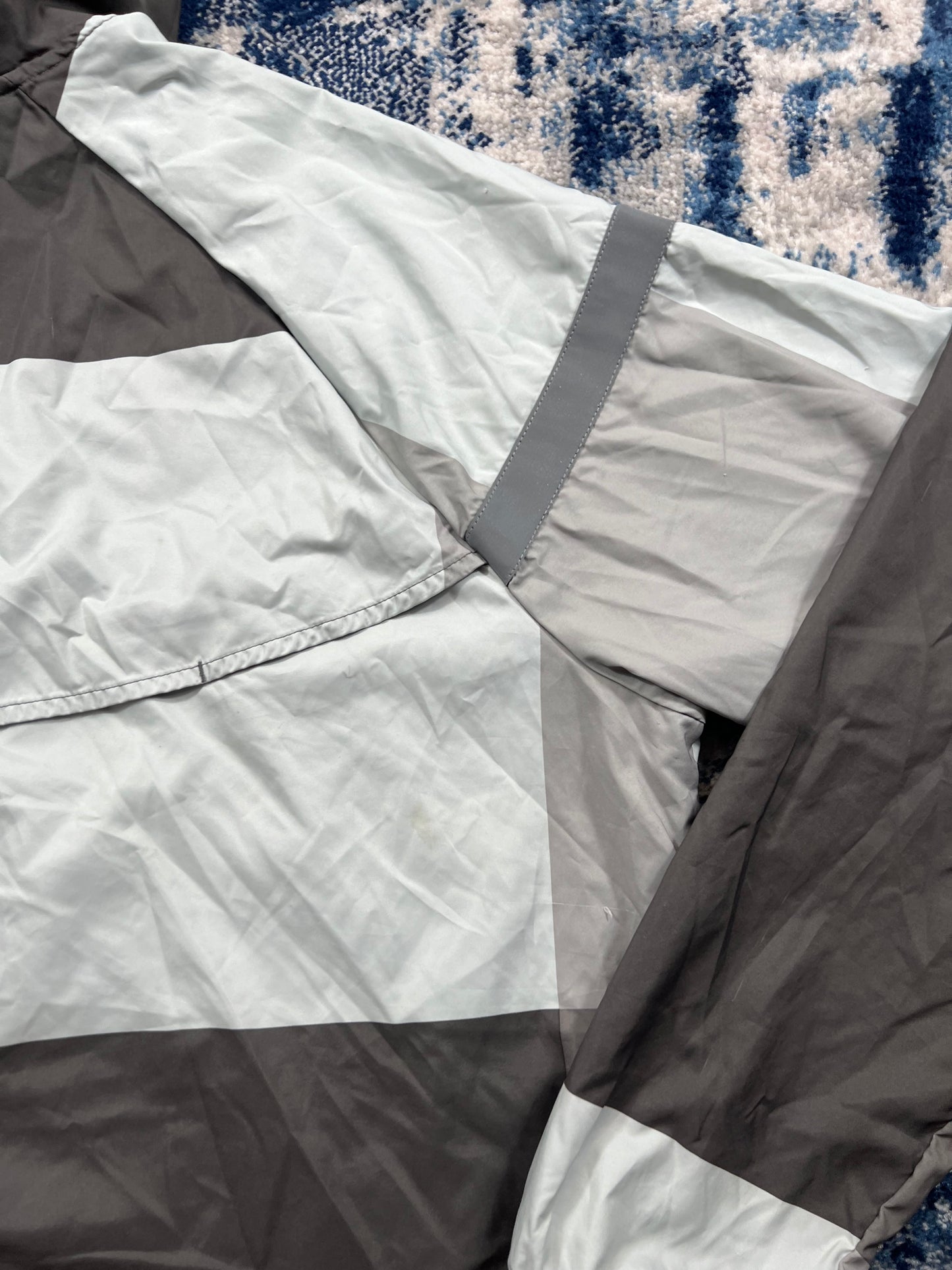 Nike Wild Run Patchwork Windrunner & Flex Stride Shorts Set Grey Black Men’s L/XL – Grey / Black in Grey / Black, men's…