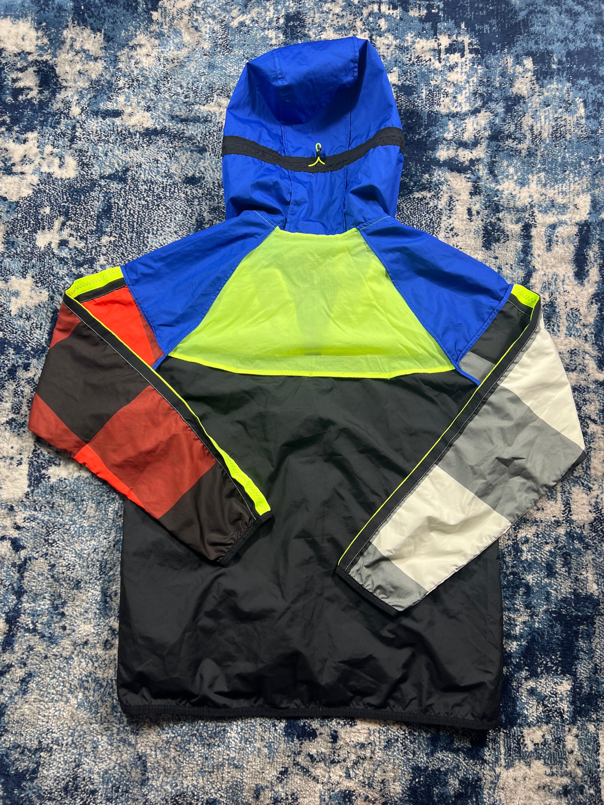 Nike Wild Run Meekz OG Windrunner Jacket Neon Blue Red Men’s Small – Neon / Blue / Red in Neon / Blue / Red, men's Mixed…