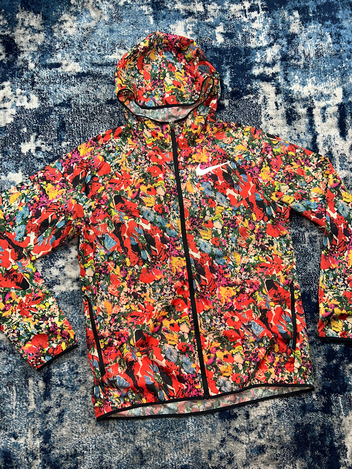 Nike Floral Windrunner Jacket Reflective Men’s XS Rare Limited Edition – Multicolour Floral, Men's Extra Small in…