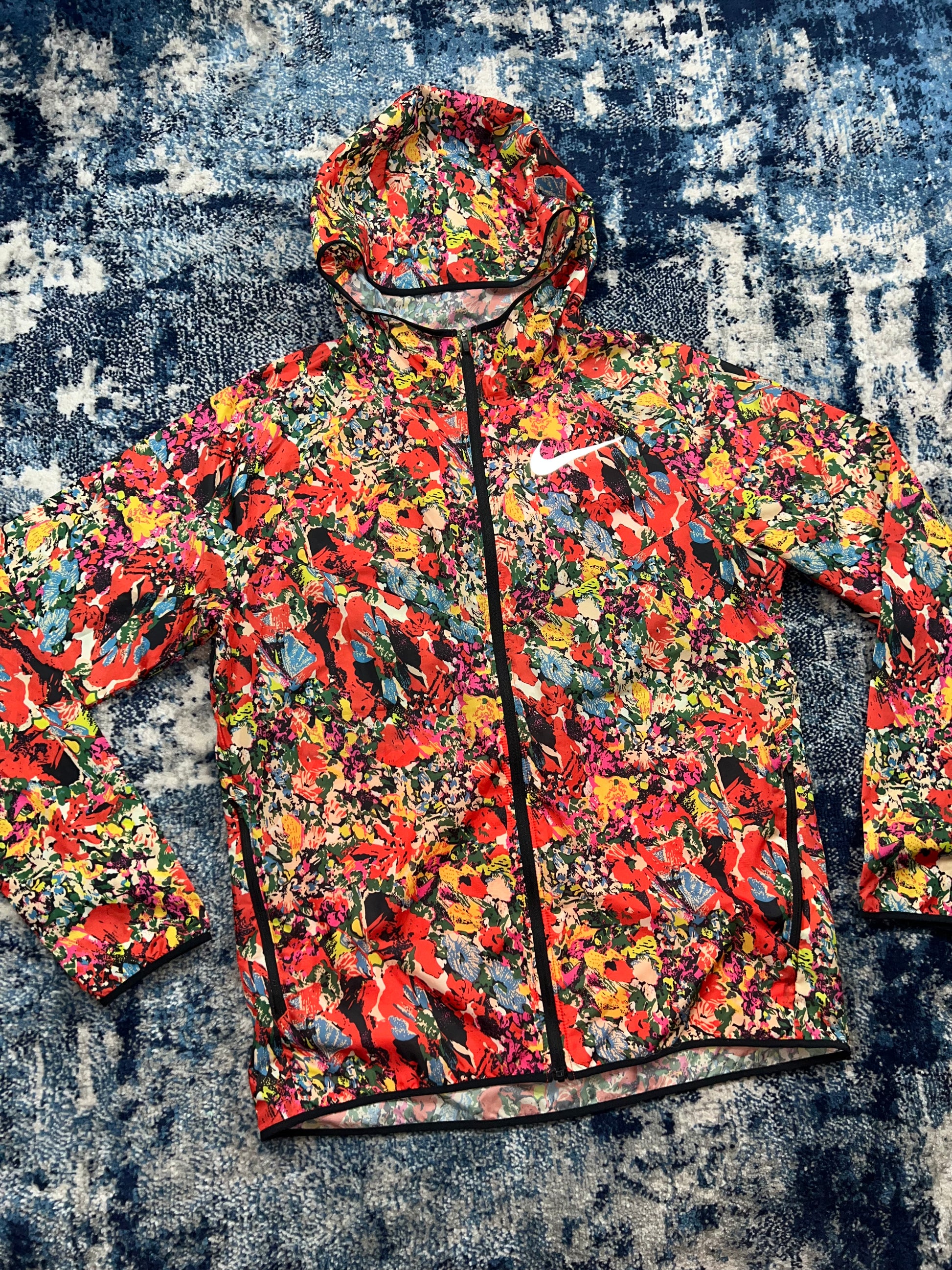 Nike Floral Windrunner Jacket Reflective Men’s XS Rare Limited Edition – Multicolour Floral, Men's Extra Small in…