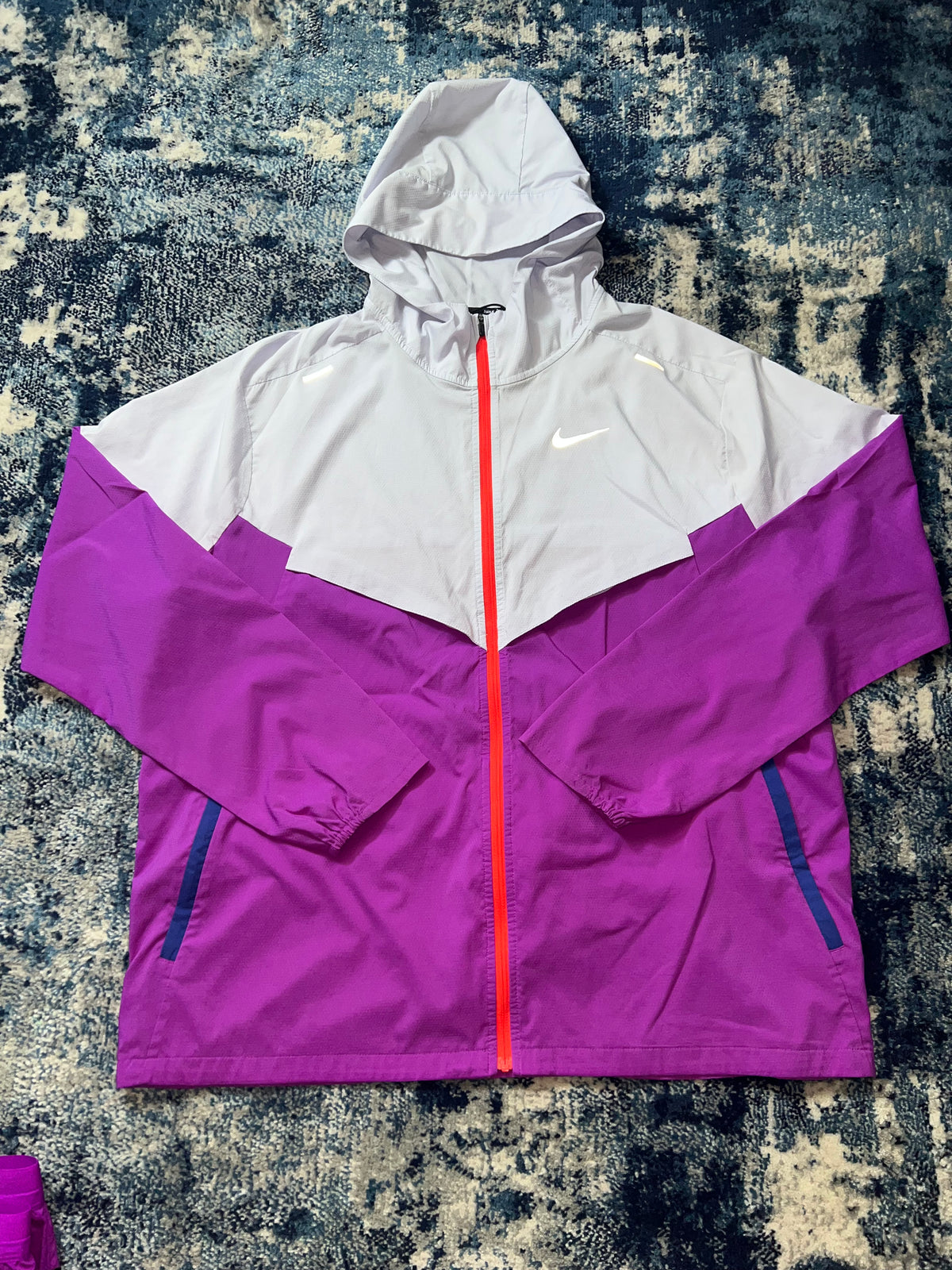 Nike Repel Miler Packable Windrunner & Flex Stride Shorts Running Set Purple Grape – Men's Large in Purple Grape, men's…