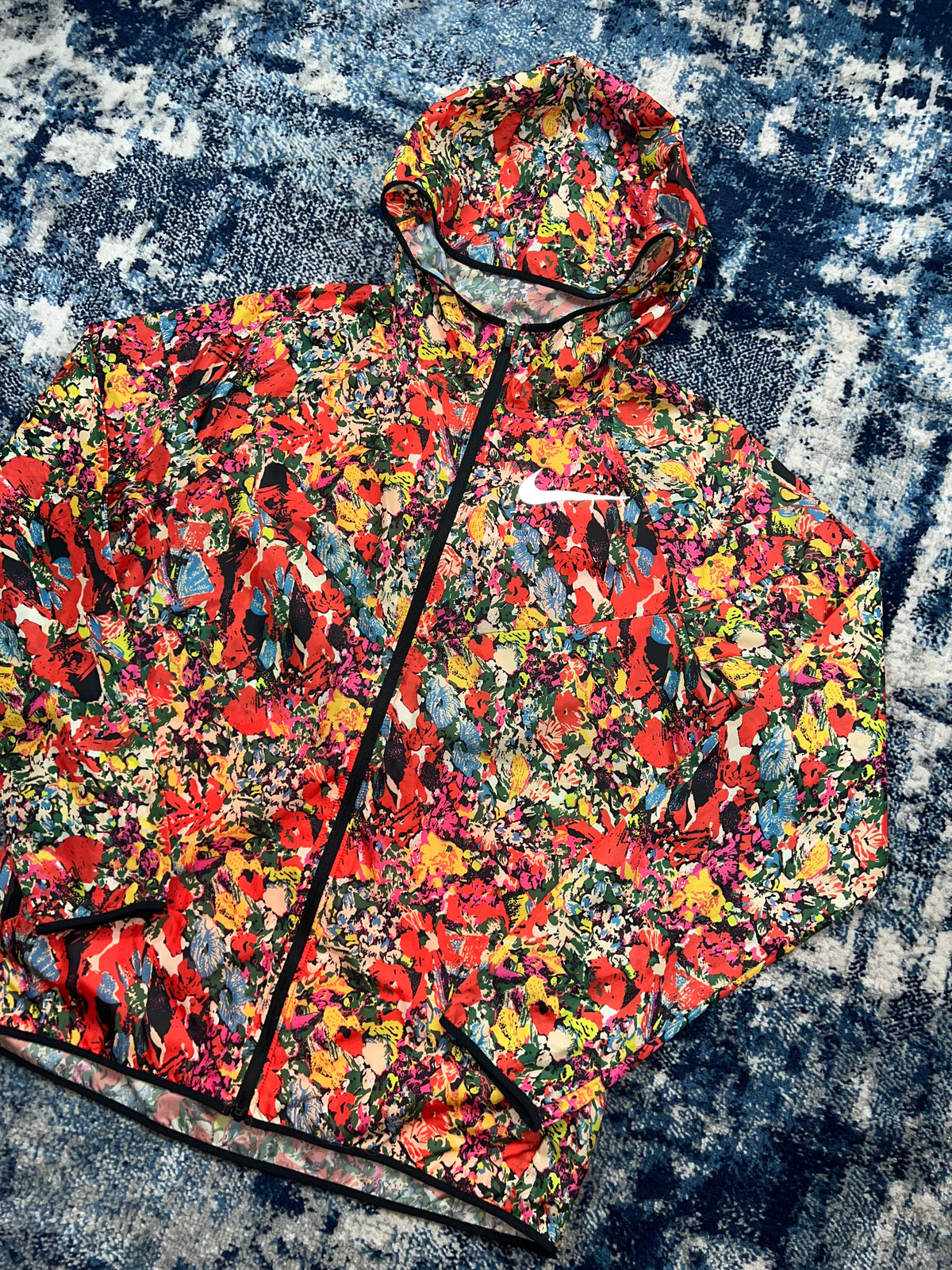 Nike Floral Windrunner Jacket Reflective Men’s XS Rare Limited Edition – Multicolour Floral, Men's Extra Small in…