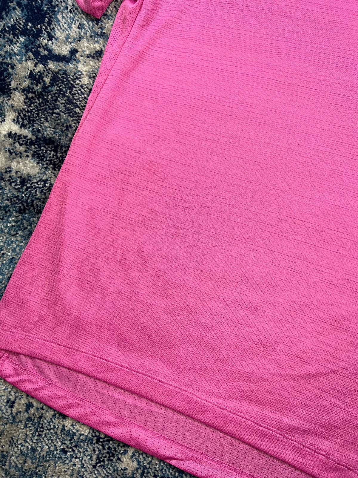 Nike Miler Dri-FIT Running T-Shirt – Playful Pink – Men's Small in Playful Pink, men's Small – detail view