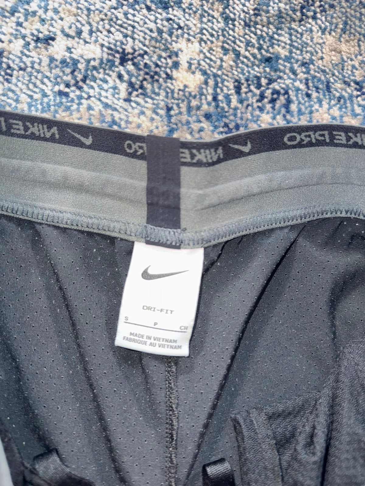 Nike Pro Dri-FIT 8” Shorts Black Grey Men’s Small – Black / Grey in Black / Grey, men's Small – detail view