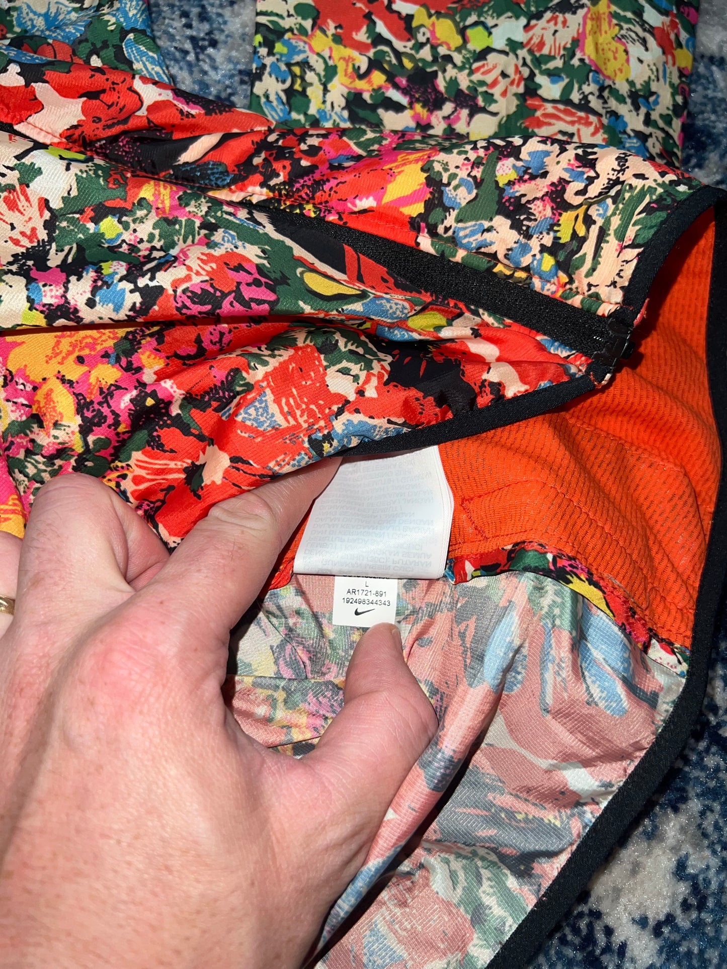 Nike Floral Windrunner Jacket Reflective Men’s Medium Rare Limited Edition – Multicolour Floral in Multicolour Floral…