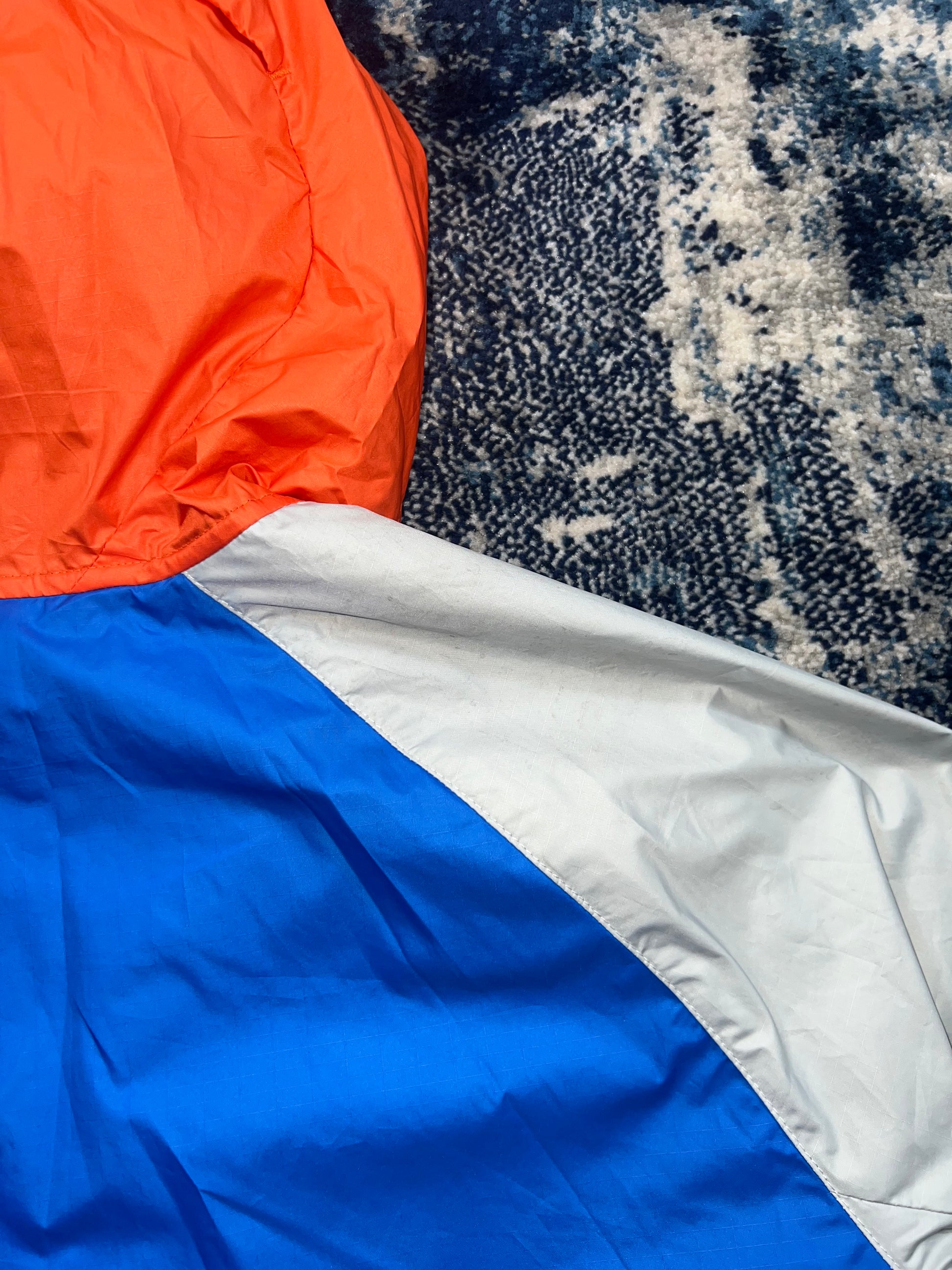 Nike Trail Storm-FIT Windrunner Jacket Orange Blue White Men’s Small – Orange / Blue / White in Orange / Blue / White…