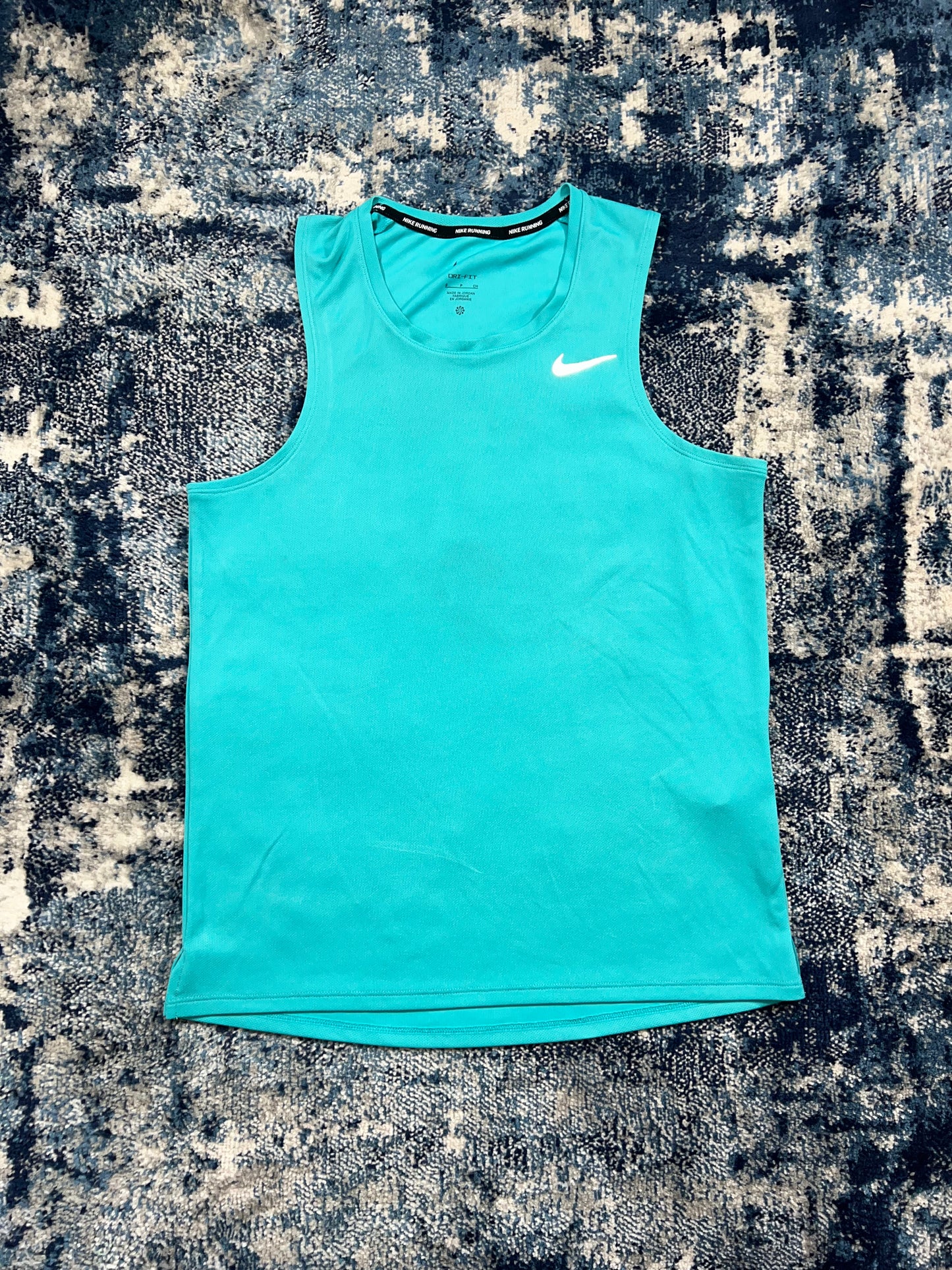 Nike Miler Dri-FIT Running Vest Tank Top Dusty Cactus Turquoise Blue – Dusty Cactus / Turquoise Blue, Men's Small in Dusty…