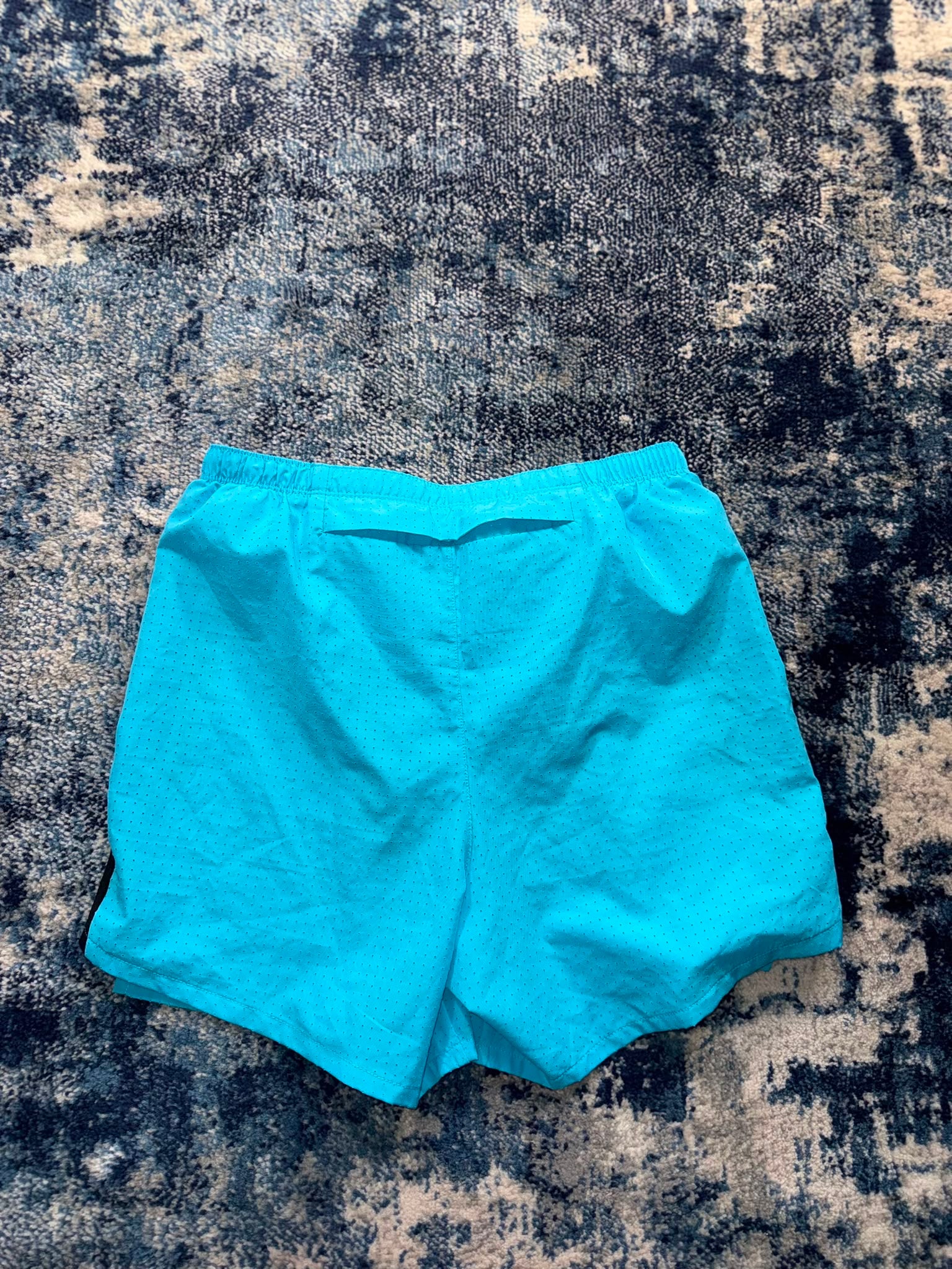 Nike Running Challenger 5” Shorts Blue Reflective Men’s Small in Blue, men's Small – detail view