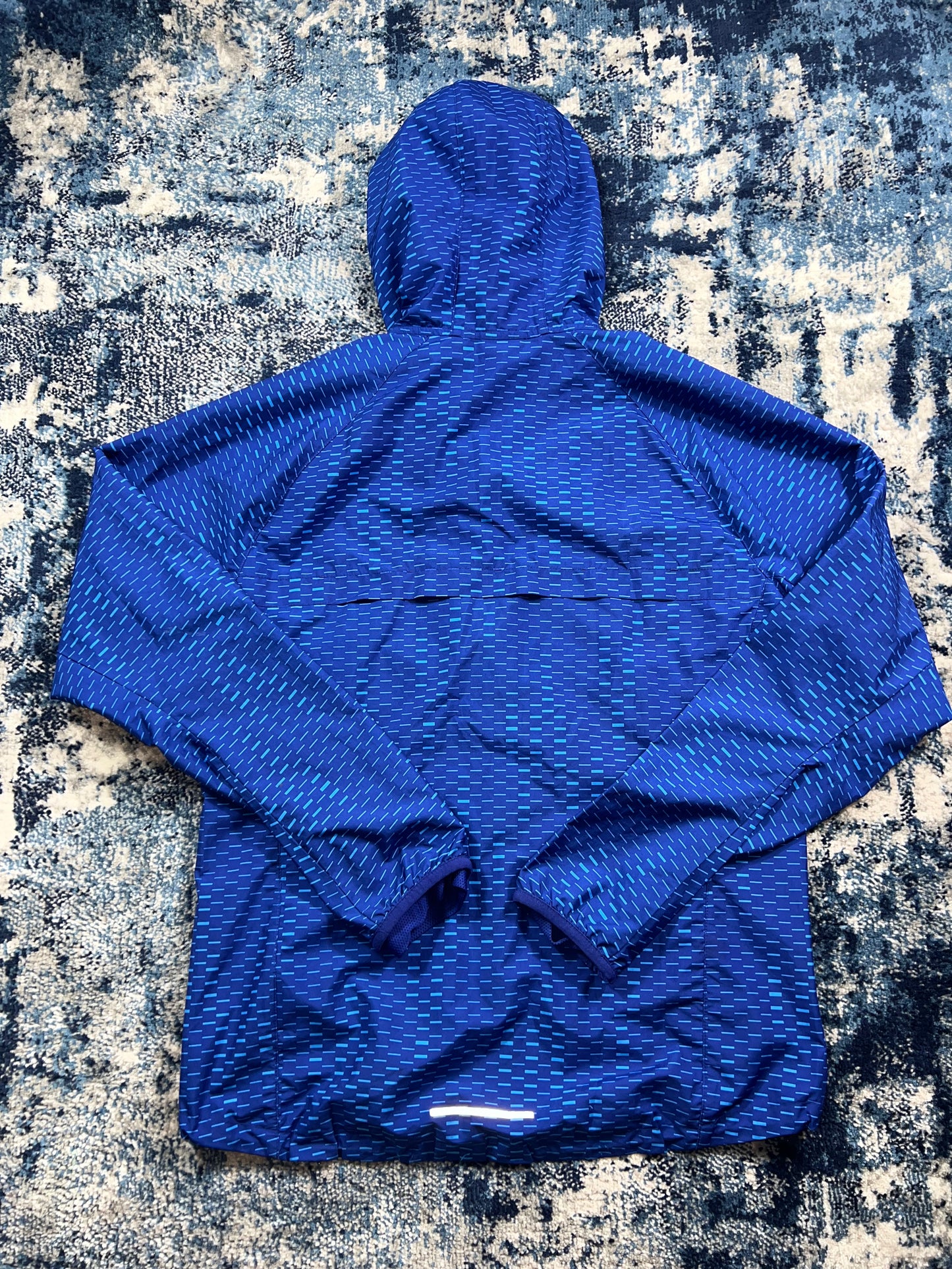 Nike Racer Fuse Digital Dash Windrunner Jacket Royal Blue Men’s Small in Royal Blue, men's Small – detail view