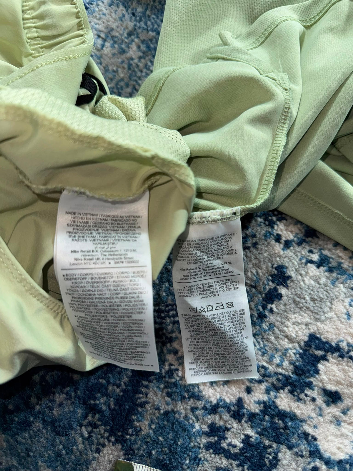 Nike Miler T Shirt / Challenger Shorts Running Gym Set – Olive Aura, Men's Small in Olive Aura, men's Small – detail view
