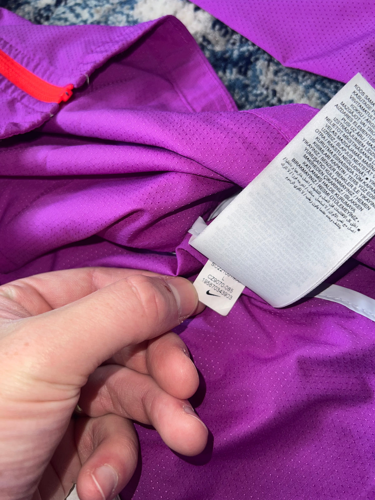 Nike Repel Miler Packable Windrunner & Flex Stride Shorts Running Set Purple Grape – Men's Large in Purple Grape, men's…