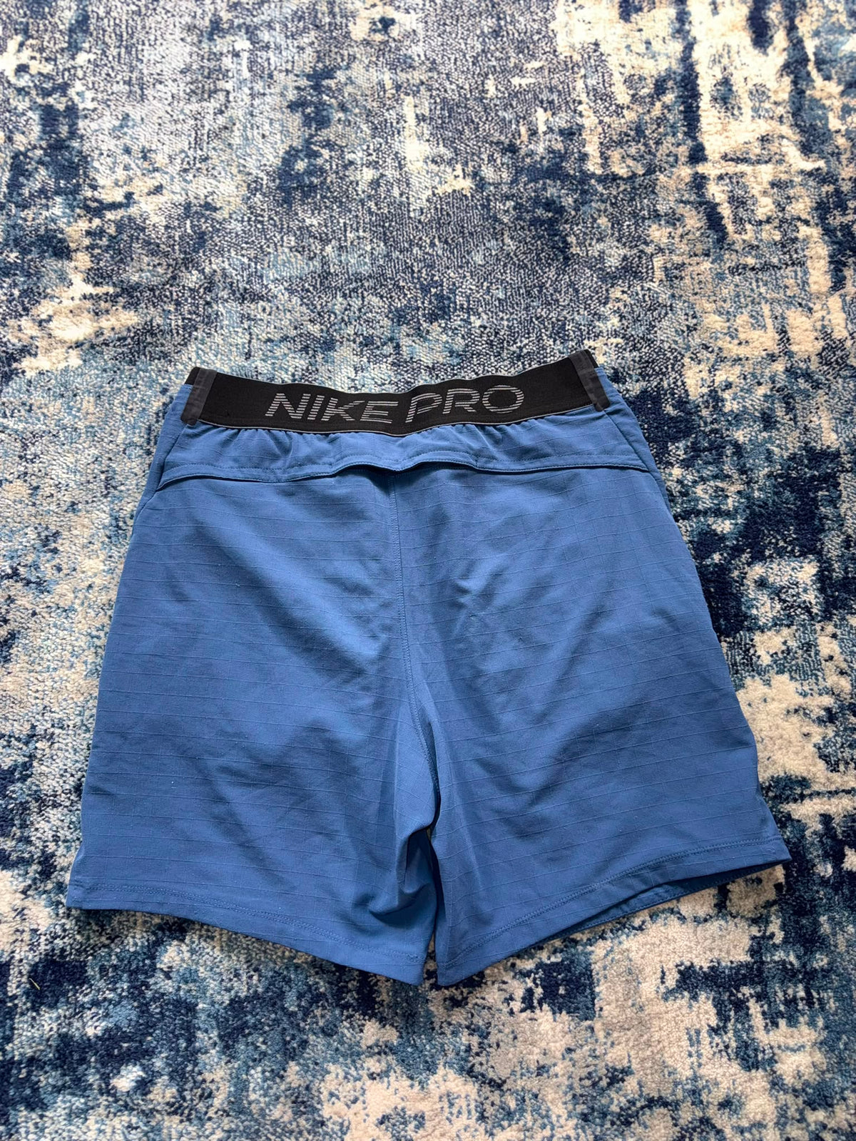 Nike Pro Dri-FIT 7” Shorts Blue Men’s Medium in Blue, men's Medium – detail view