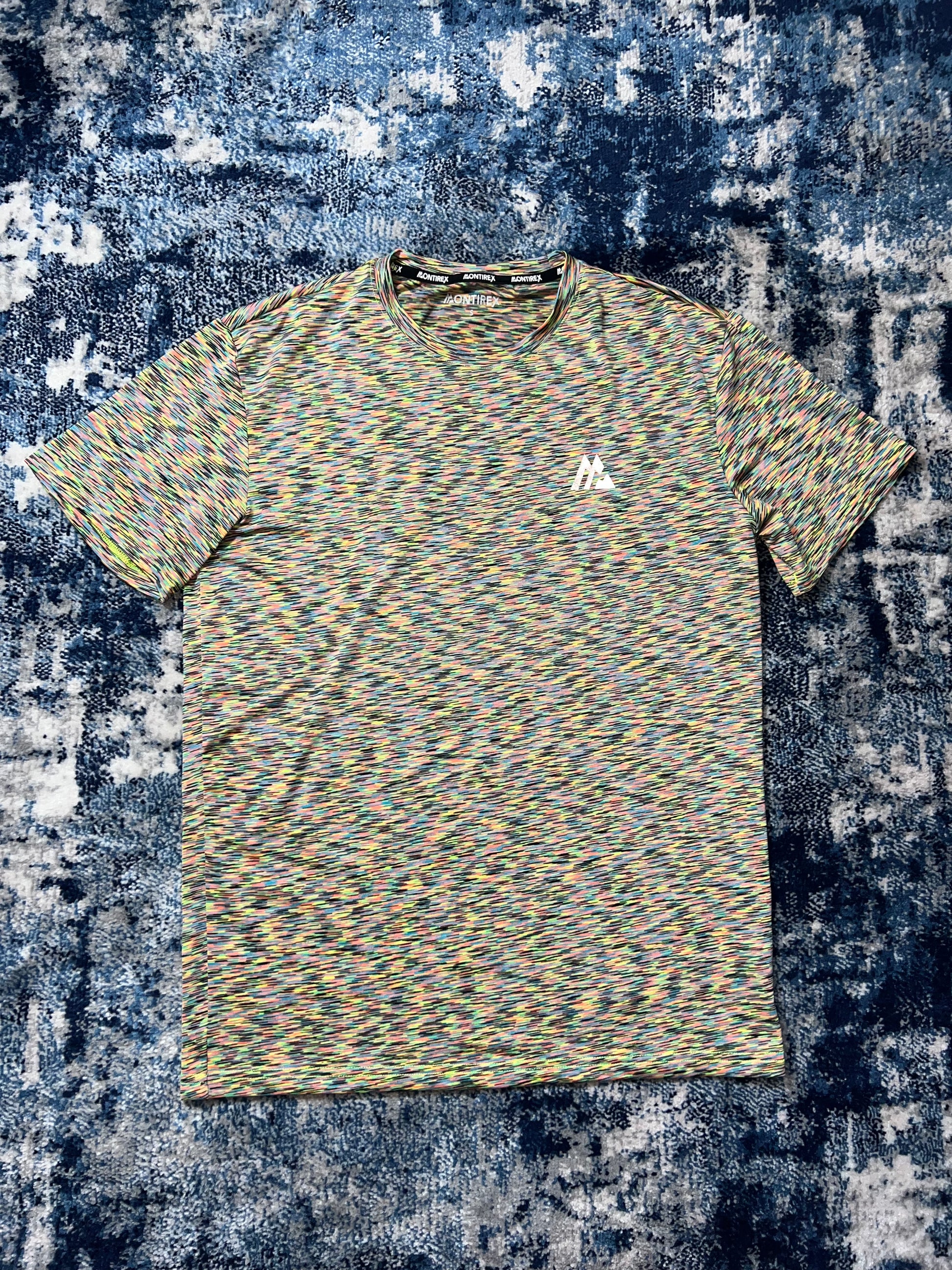Montirex Active Reflective Lightweight T-Shirt Multicoloured Men’s Small in Multicoloured, men's Small – front view