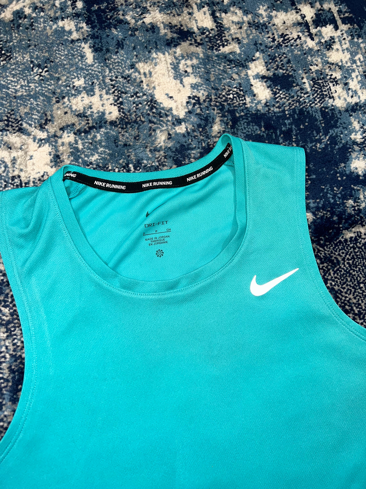 Nike Miler Dri-FIT Running Vest Tank Top Dusty Cactus Turquoise Blue – Dusty Cactus / Turquoise Blue, Men's Small in Dusty…