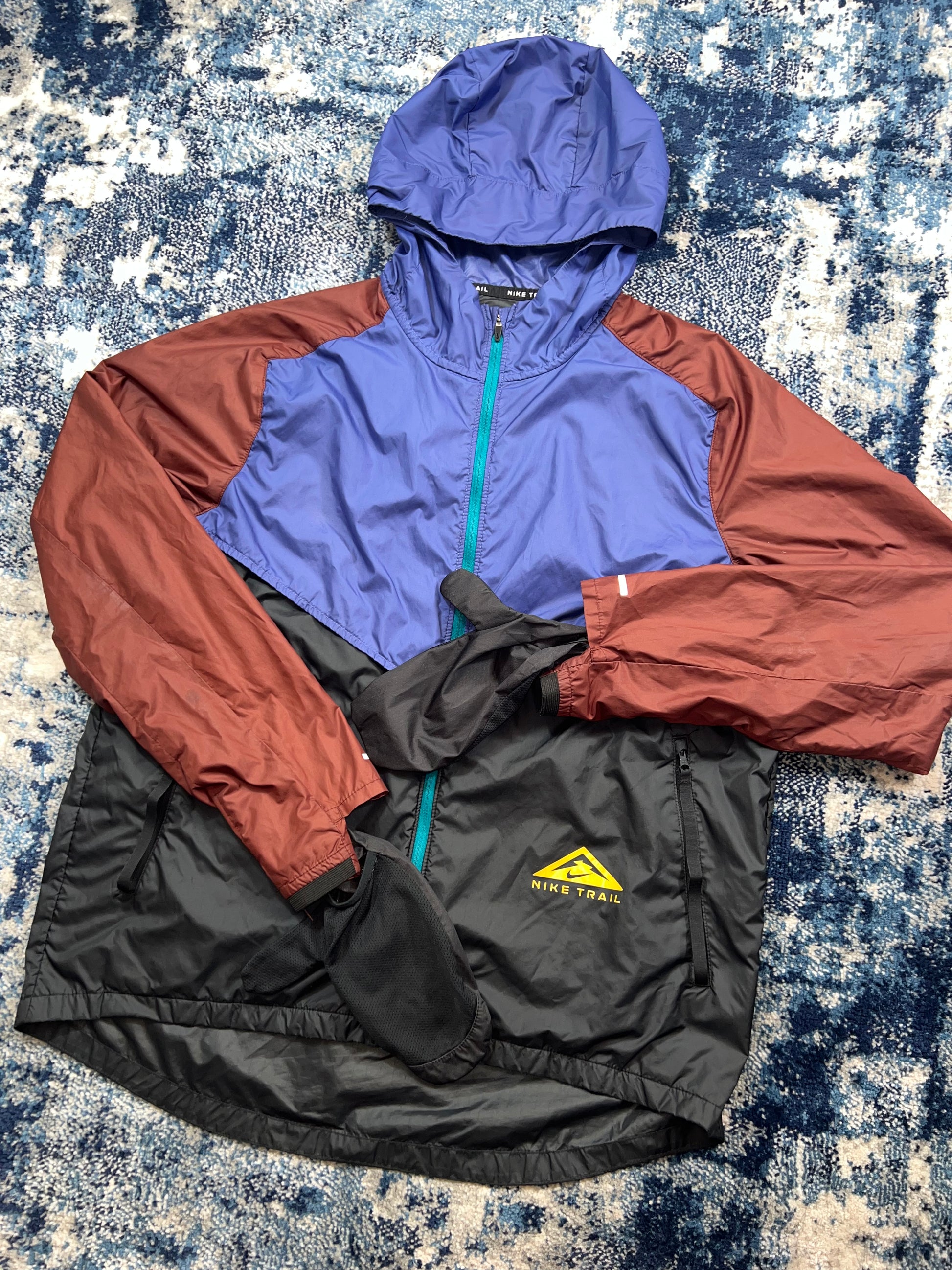 Nike Trail Storm-FIT Windrunner Jacket Burgundy Black Men’s Large – Burgundy / Black in Burgundy / Black, men's Large –…