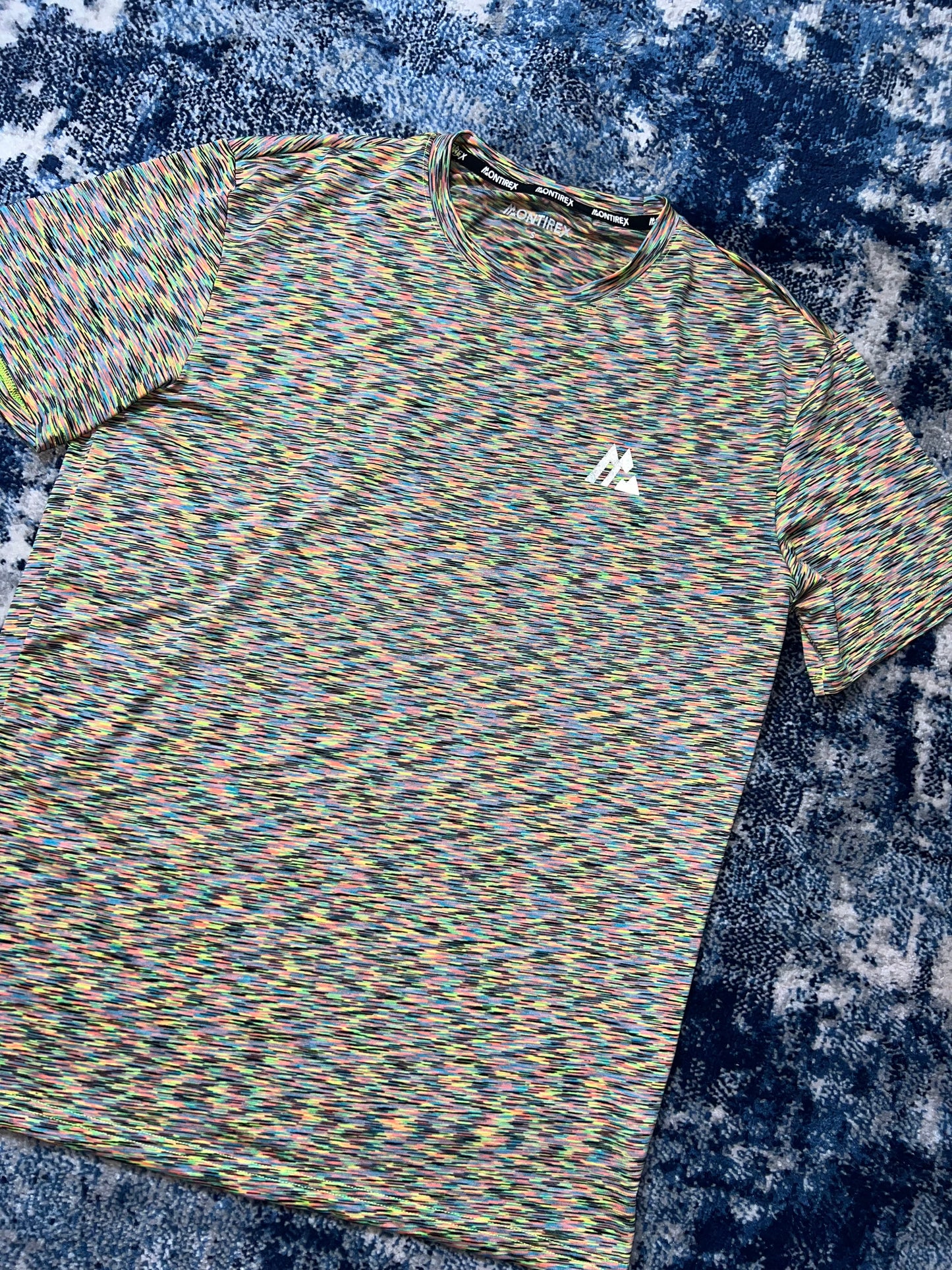 Montirex Active Reflective Lightweight T-Shirt Multicoloured Men’s Small in Multicoloured, men's Small – alternate view