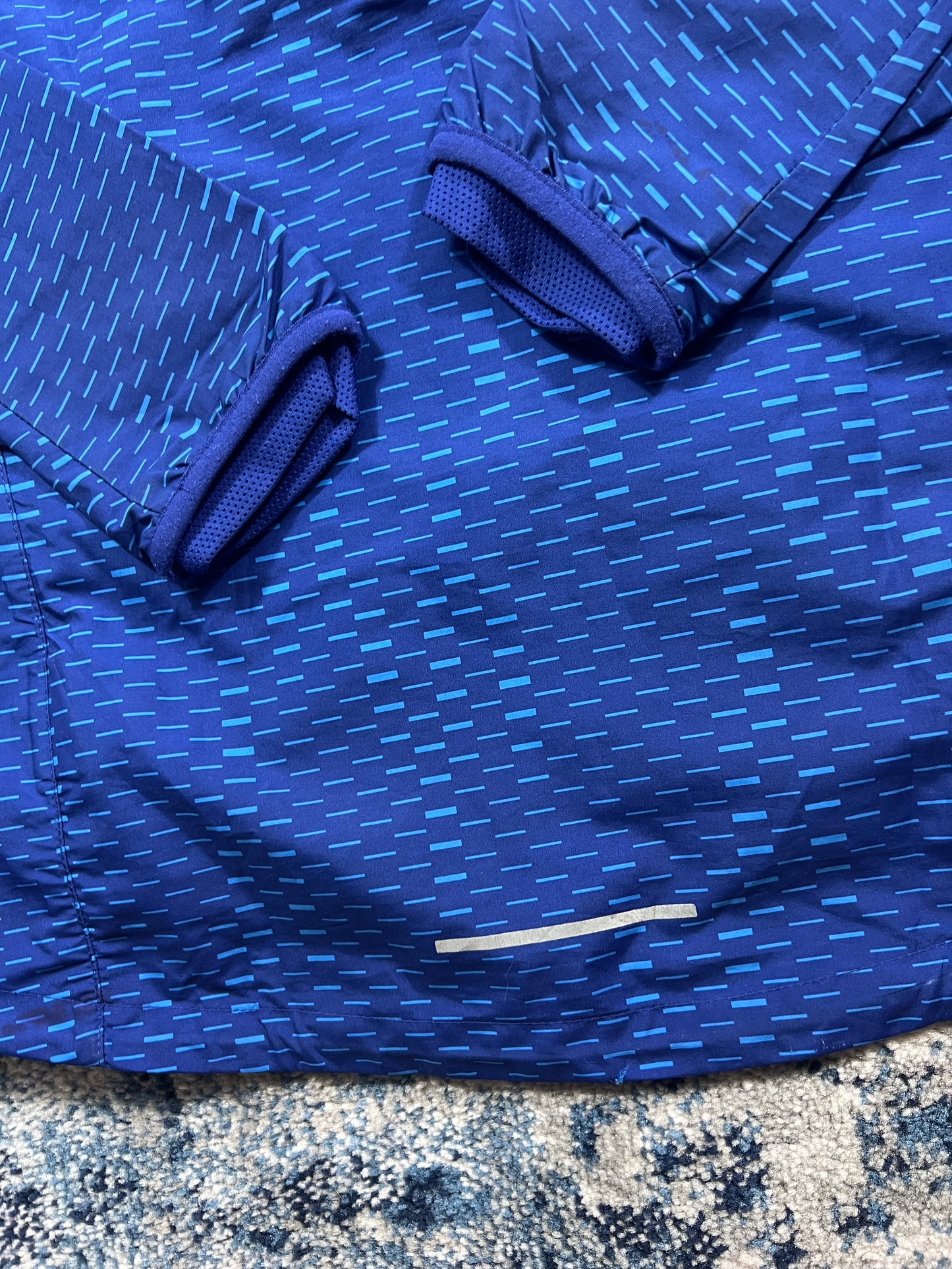 Nike Racer Fuse Digital Dash Windrunner Jacket Royal Blue Men’s Extra Small in Royal Blue, men's Mixed Sizes – detail view