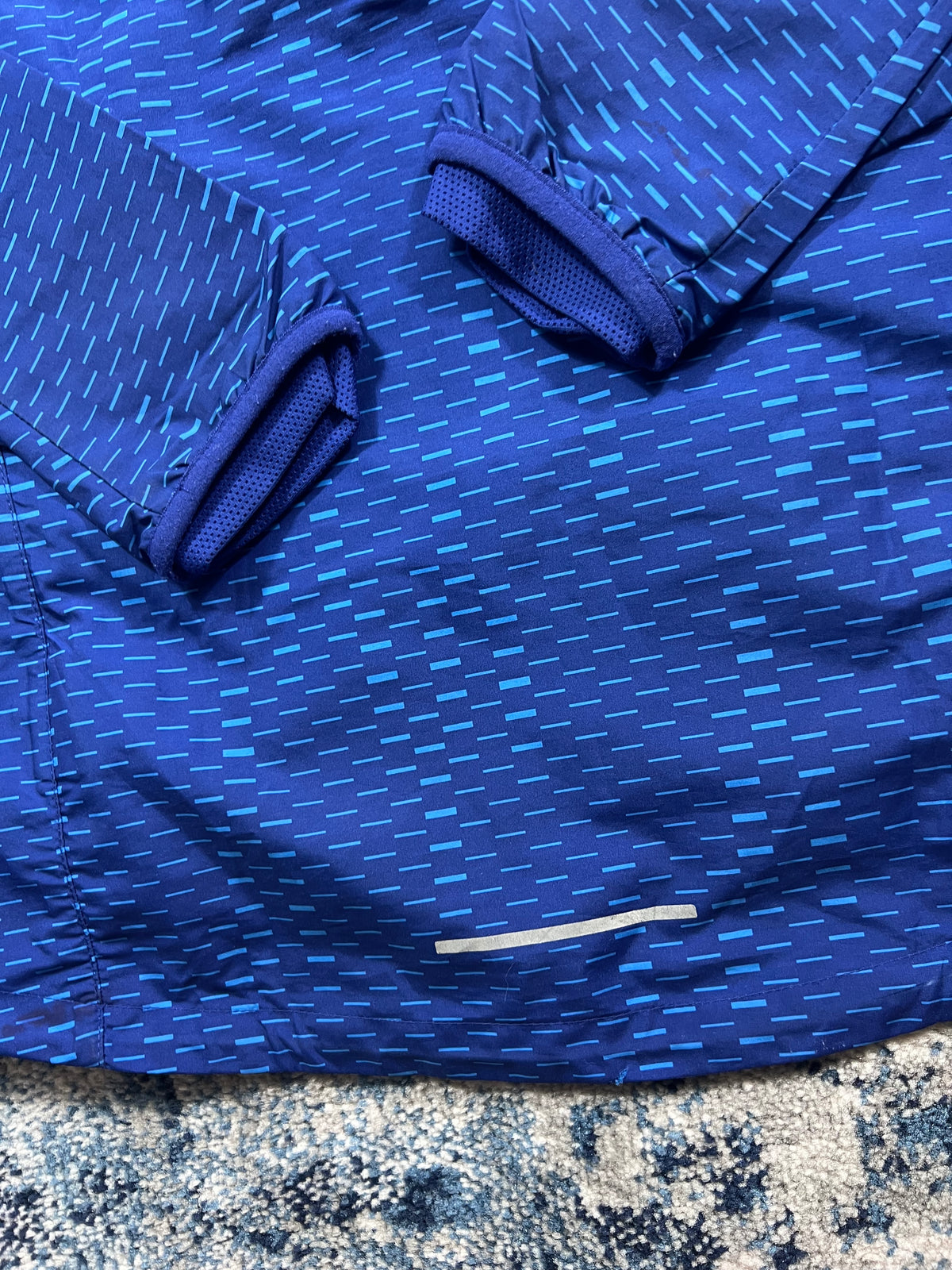 Nike Racer Fuse Digital Dash Windrunner Jacket Royal Blue Men’s Extra Small in Royal Blue, men's Mixed Sizes – detail view