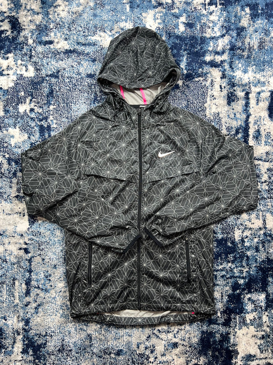 Nike Ekiden Racer Windrunner Jacket Grey Pink Reflective Men’s XS – Grey / Pink, Men's Extra Small in Grey / Pink, men's…