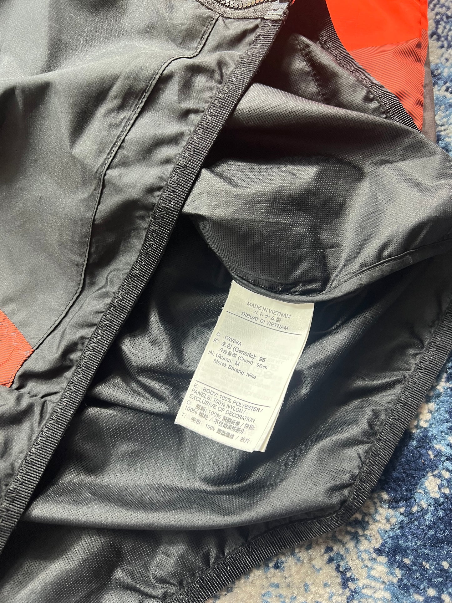 Nike Wild Run Meekz OG Windrunner Jacket Neon Blue Red Men’s Small – Neon / Blue / Red in Neon / Blue / Red, men's Mixed…