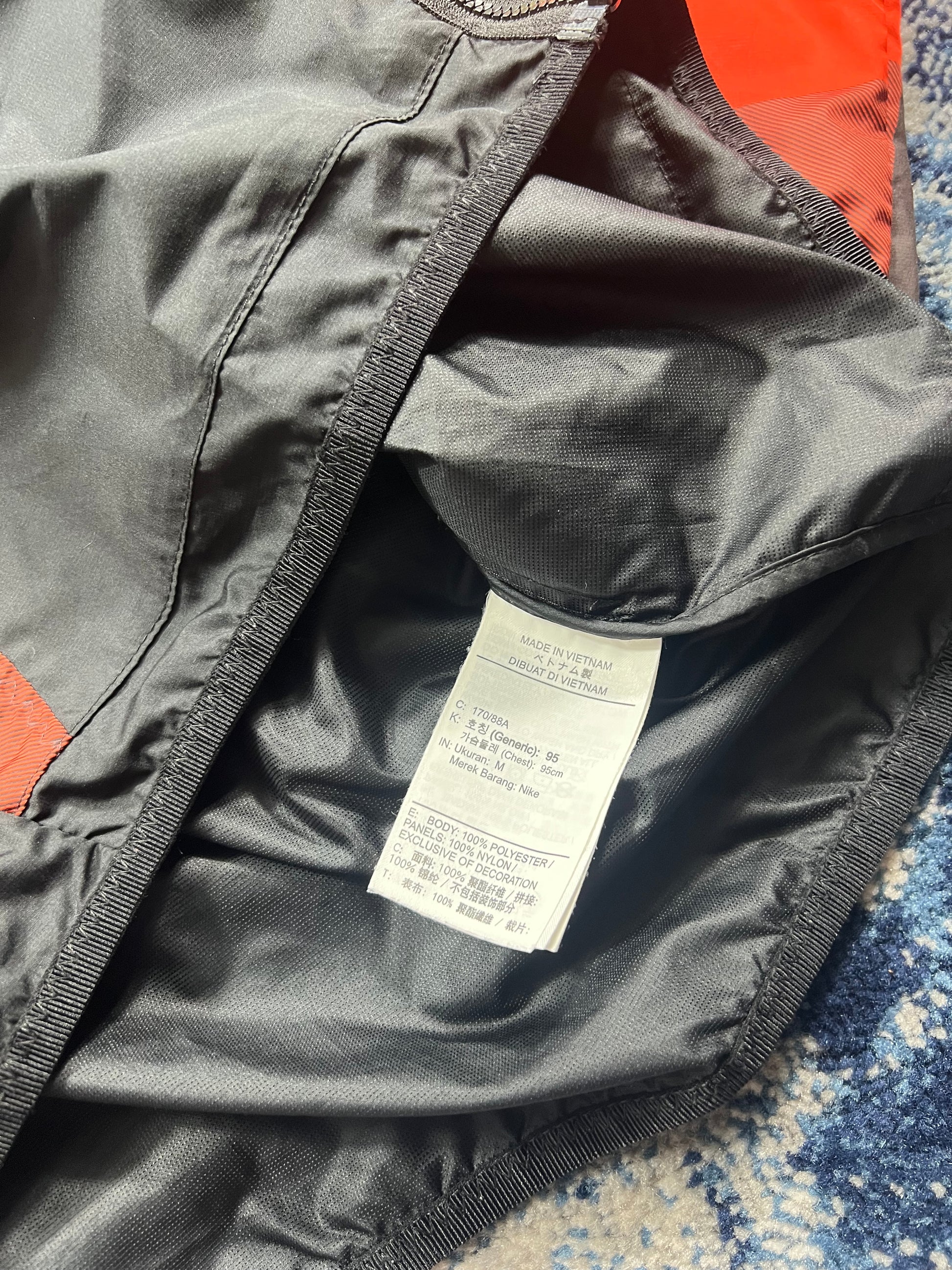 Nike Wild Run Meekz OG Windrunner Jacket Neon Blue Red Men’s Small – Neon / Blue / Red in Neon / Blue / Red, men's Mixed…