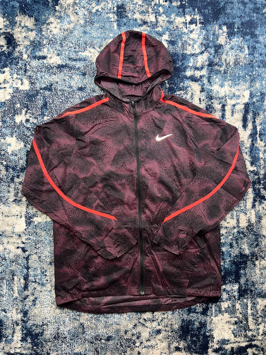 Nike Impossibly Lightweight Snakeskin Windrunner Jacket Burgundy Red Men’s Large – Burgundy / Crimson Red in Burgundy /…
