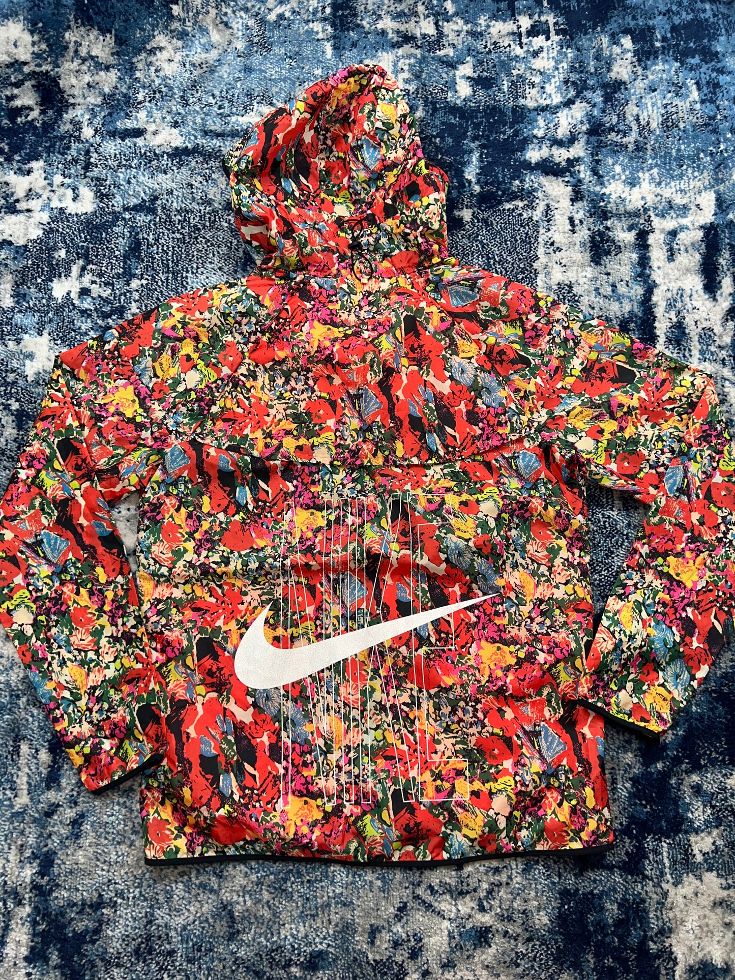 Nike Floral Windrunner Jacket Reflective Men’s XS Rare Limited Edition – Multicolour Floral, Men's Extra Small in…