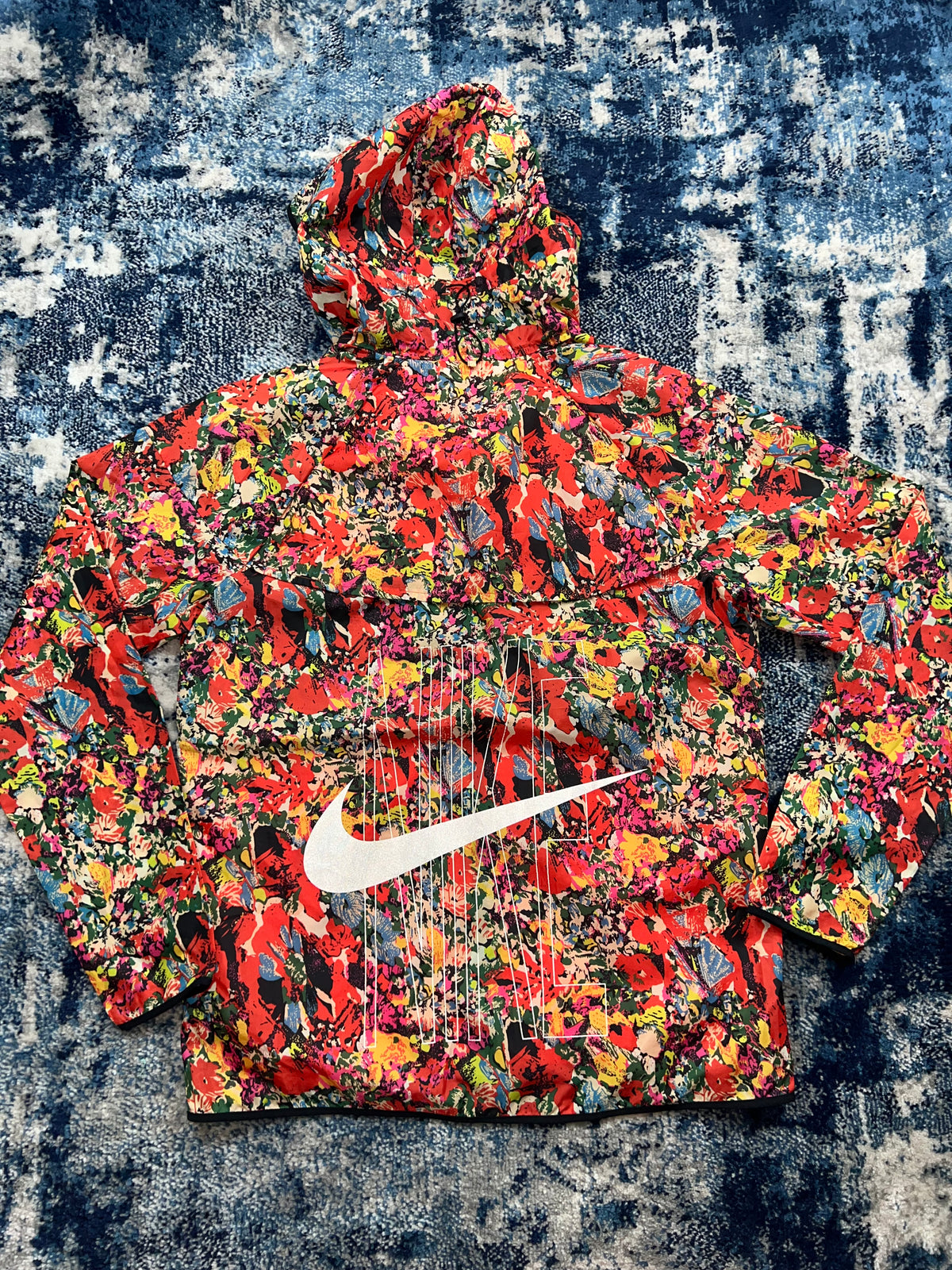 Nike Floral Windrunner Jacket Reflective Men’s XS Rare Limited Edition – Multicolour Floral, Men's Extra Small in…