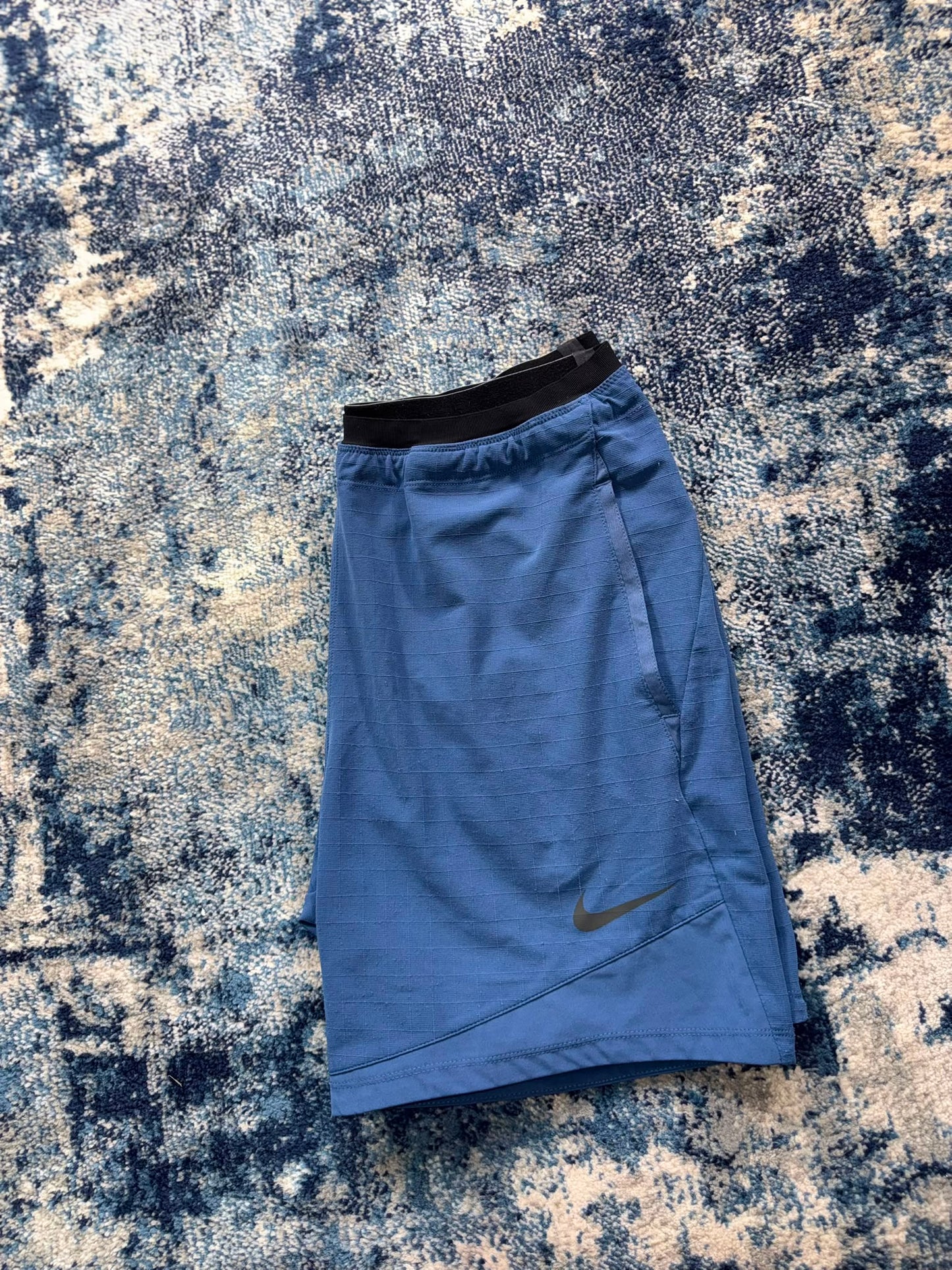 Nike Pro Dri-FIT 7” Shorts Blue Men’s Medium in Blue, men's Medium – alternate view