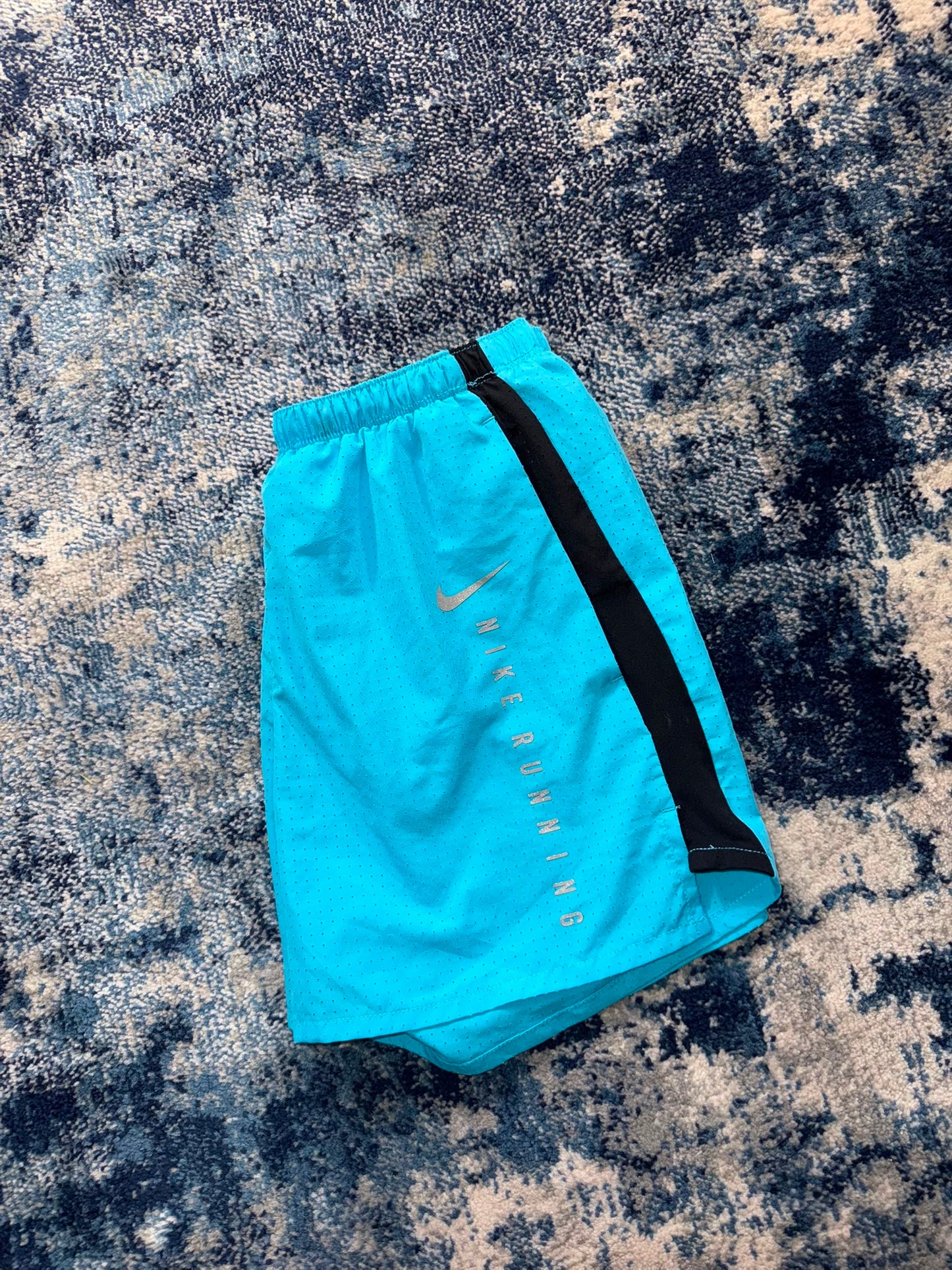Nike Running Challenger 5” Shorts Blue Reflective Men’s Small in Blue, men's Small – alternate view