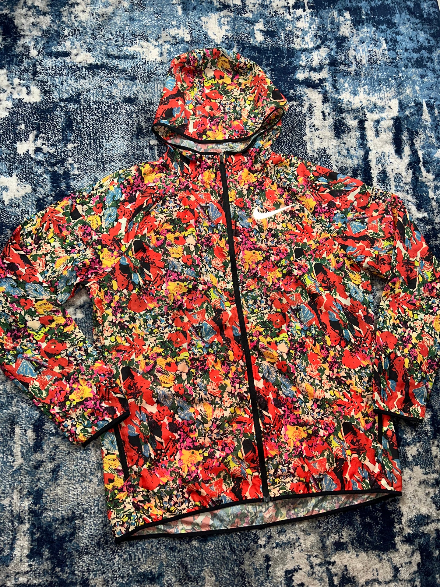 Nike Floral Windrunner Jacket Reflective Men’s Medium Rare Limited Edition – Multicolour Floral in Multicolour Floral…