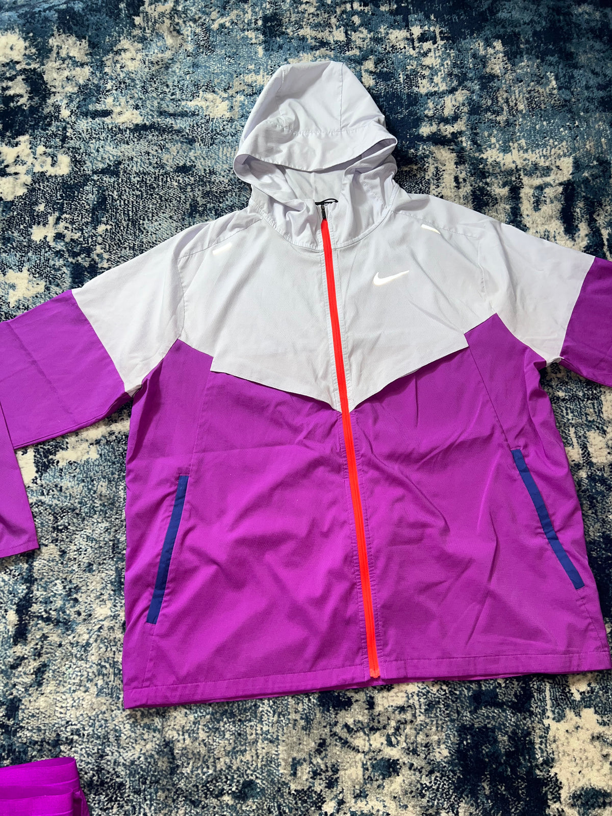 Nike Repel Miler Packable Windrunner & Flex Stride Shorts Running Set Purple Grape – Men's Large in Purple Grape, men's…