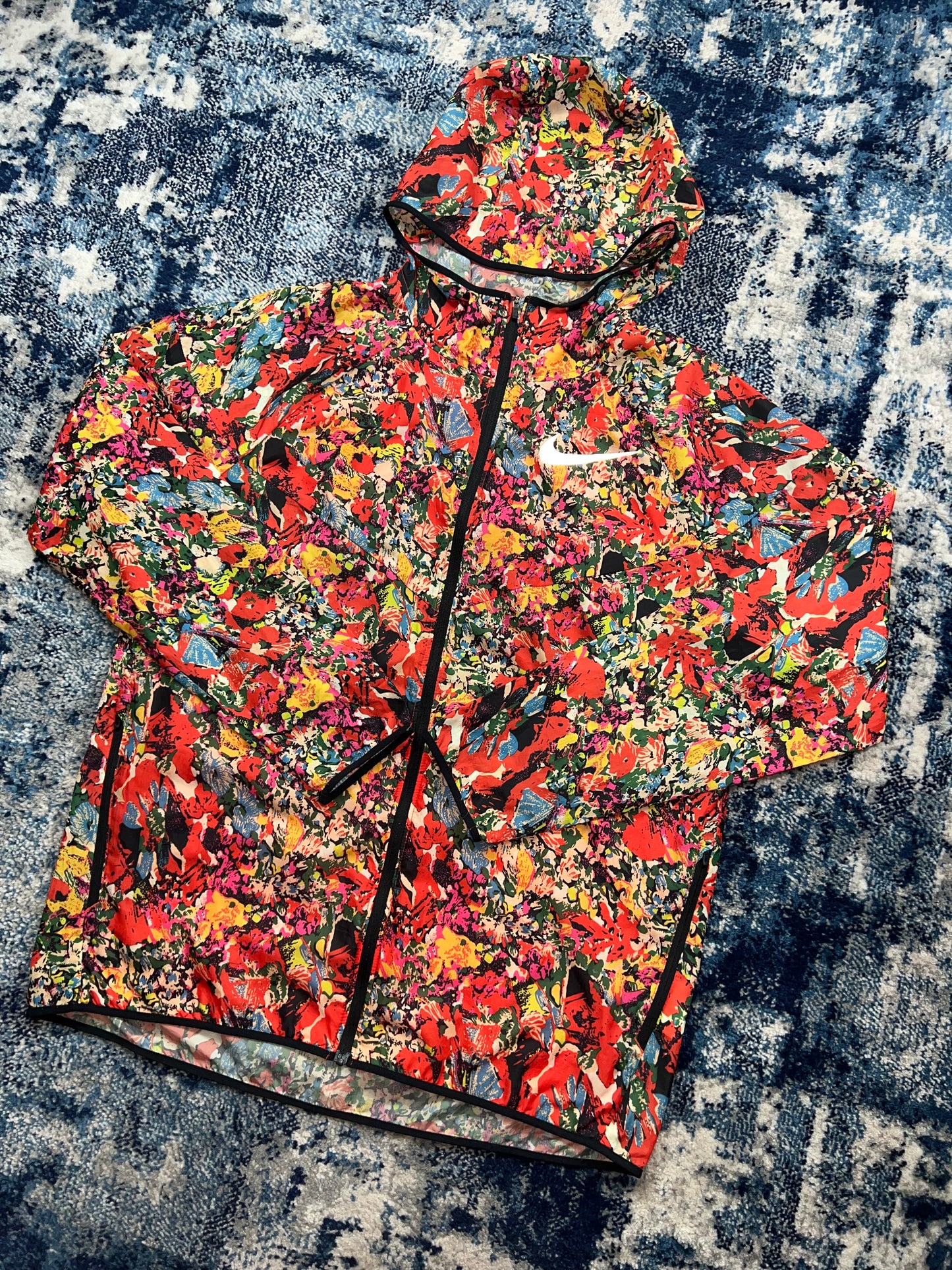 Nike Floral Windrunner Jacket Reflective Men’s Medium Rare Limited Edition – Multicolour Floral in Multicolour Floral…