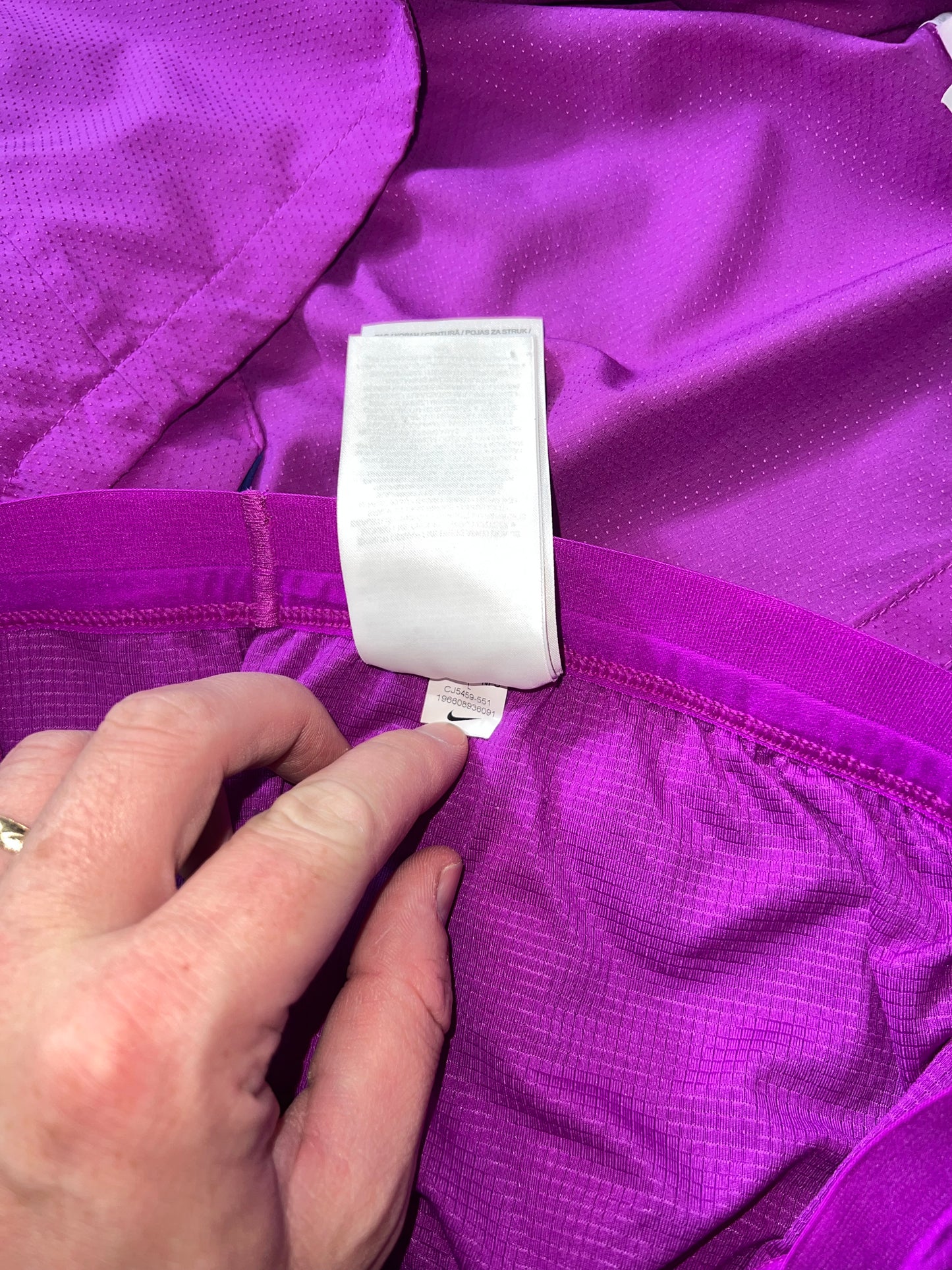 Nike Repel Miler Packable Windrunner & Flex Stride Shorts Running Set Purple Grape – Men's Large in Purple Grape, men's…