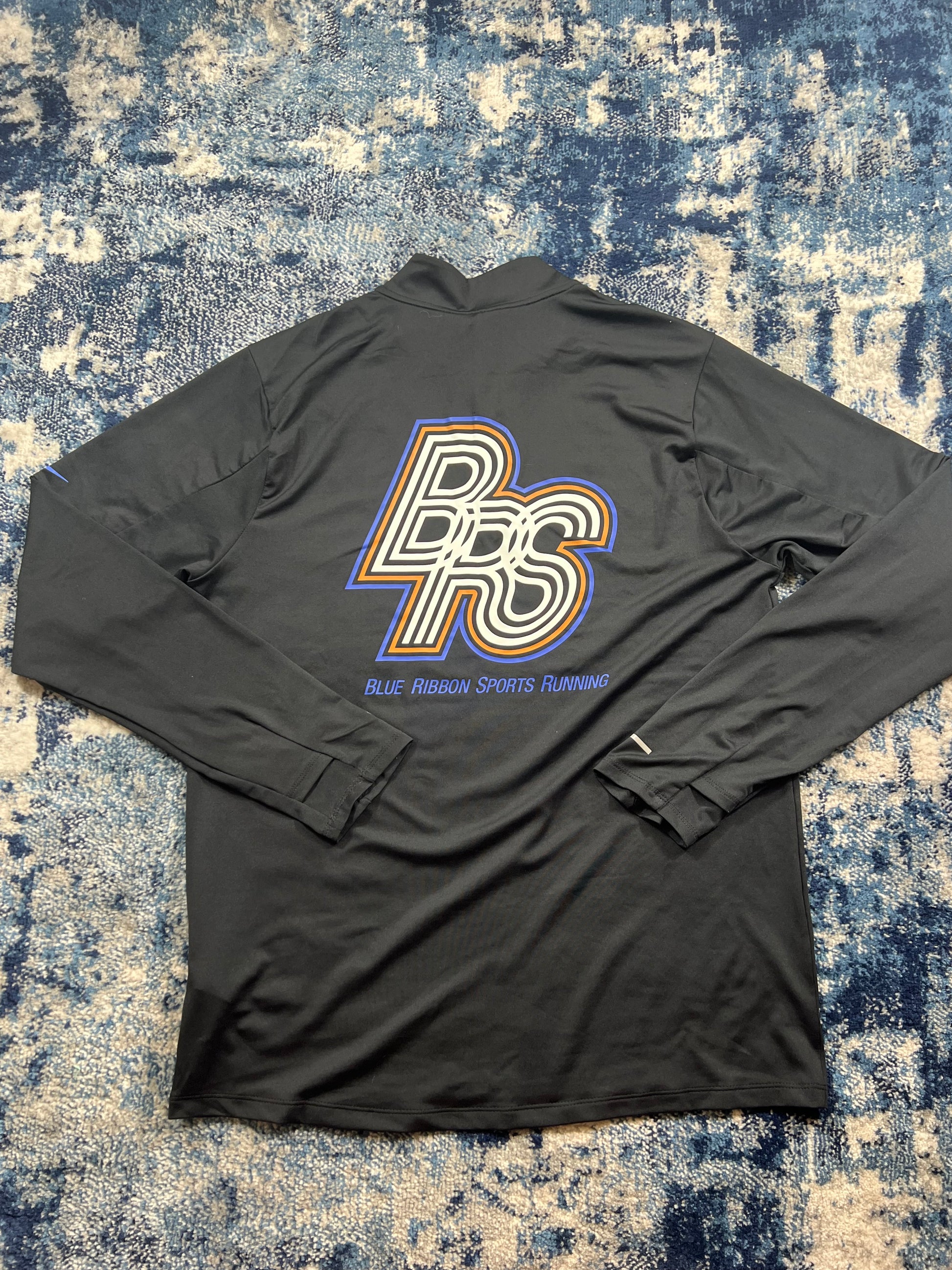 Nike Element BRS Running 1/4 Zip Black Reflective Men’s Medium in Black, men's Medium – detail view