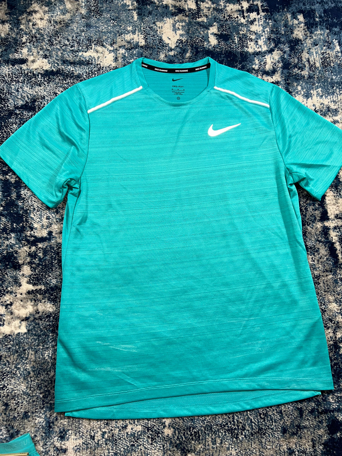 Nike Miler Dri-FIT T-Shirt & Flex Stride Shorts Running Set Dusty Cactus Blue – Men's Medium in Dusty Cactus Blue, men's…