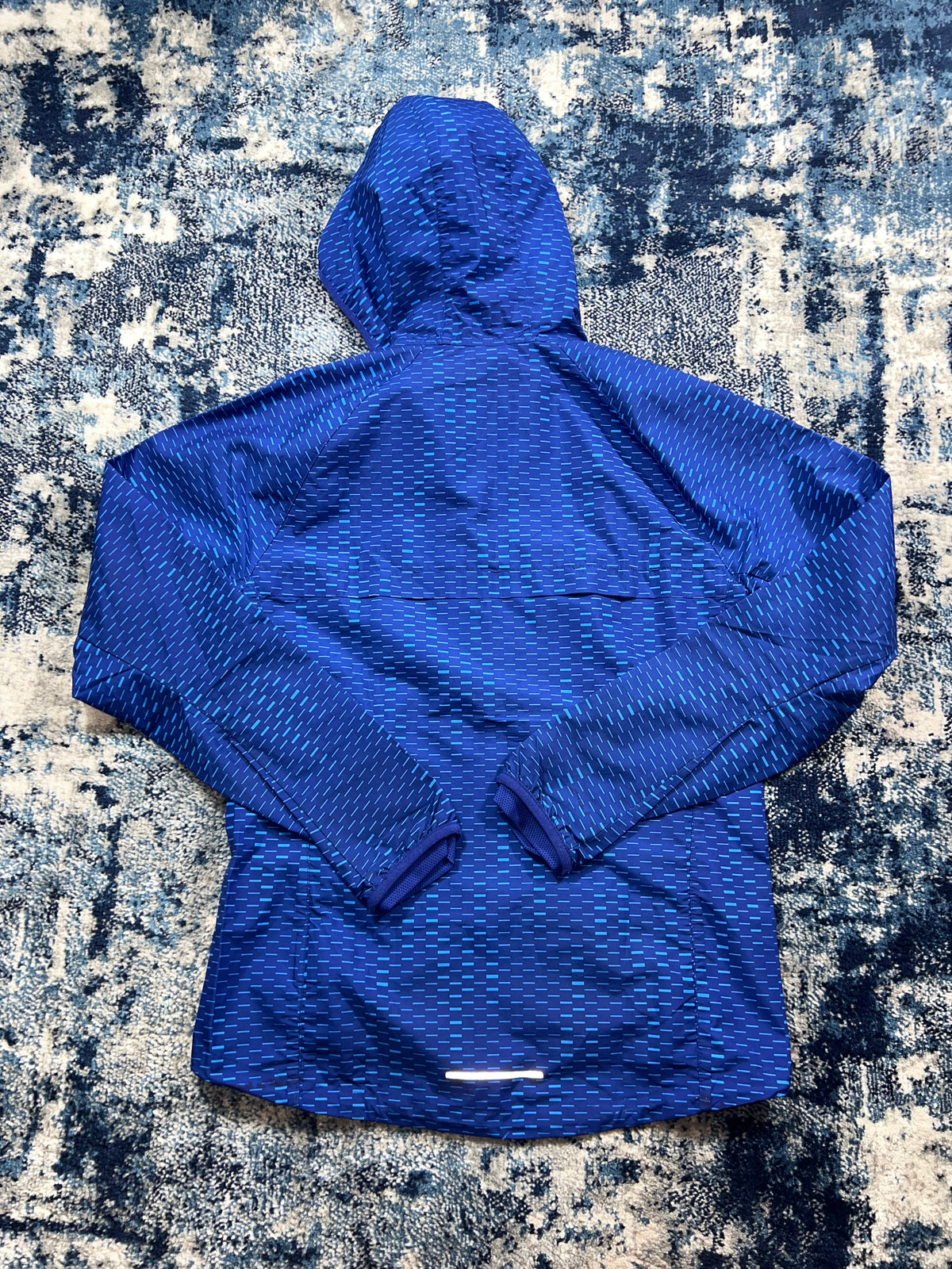 Nike Racer Fuse Digital Dash Windrunner Jacket Royal Blue Men’s Extra Small in Royal Blue, men's Mixed Sizes – detail view