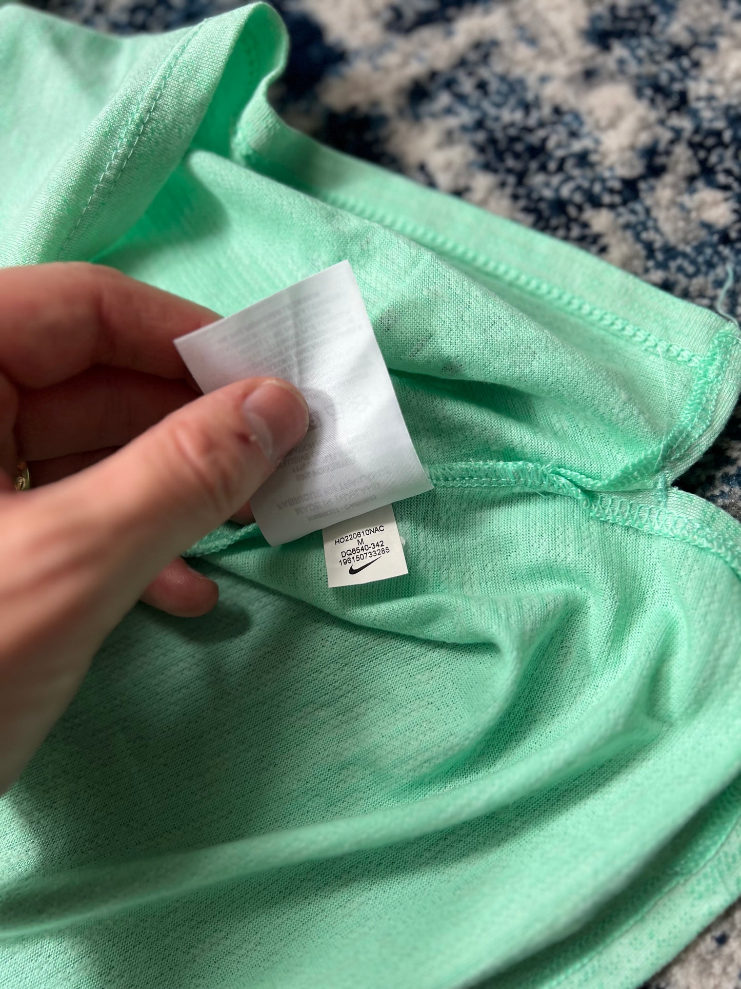 Nike Running Division TechKnit Miler T-Shirt & Challenger Shorts Set Mint Green in Mint Green, men's Mixed Sizes – detail…