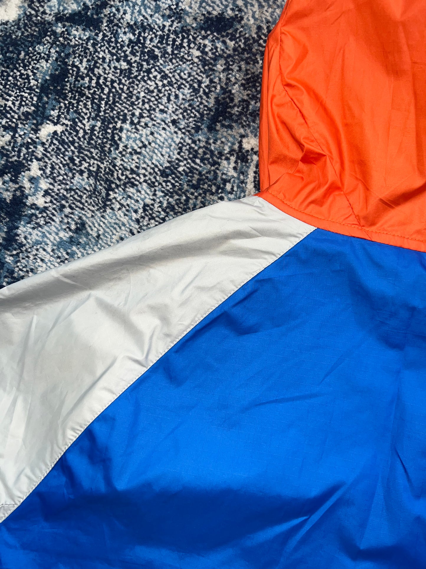 Nike Trail Storm-FIT Windrunner Jacket Orange Blue White Men’s Small – Orange / Blue / White in Orange / Blue / White…